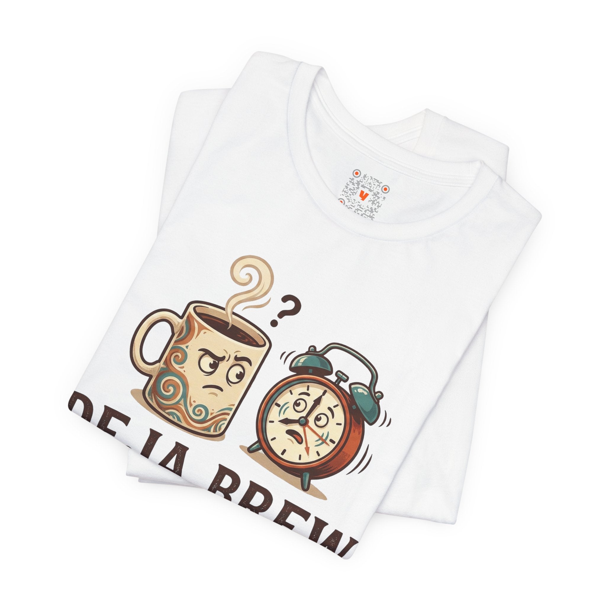 Deja Brew Coffee Cartoon Tee