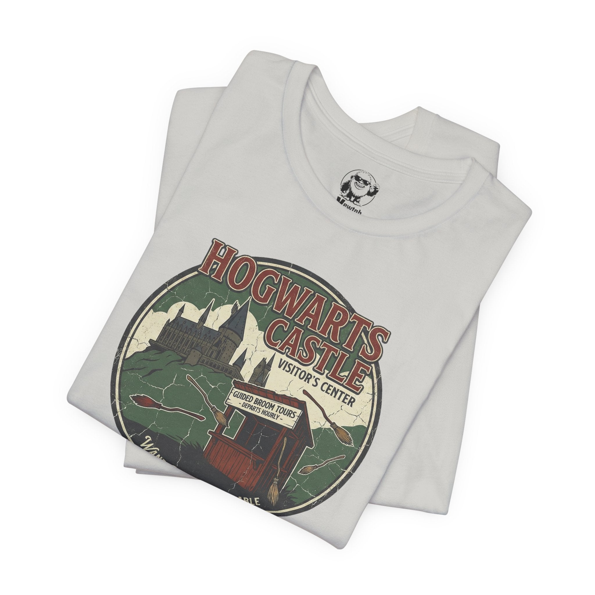 Hogwarts Castle Vintage Travel Tee — "Hogwarts Castle Visitor Center" Graphic T-Shirt