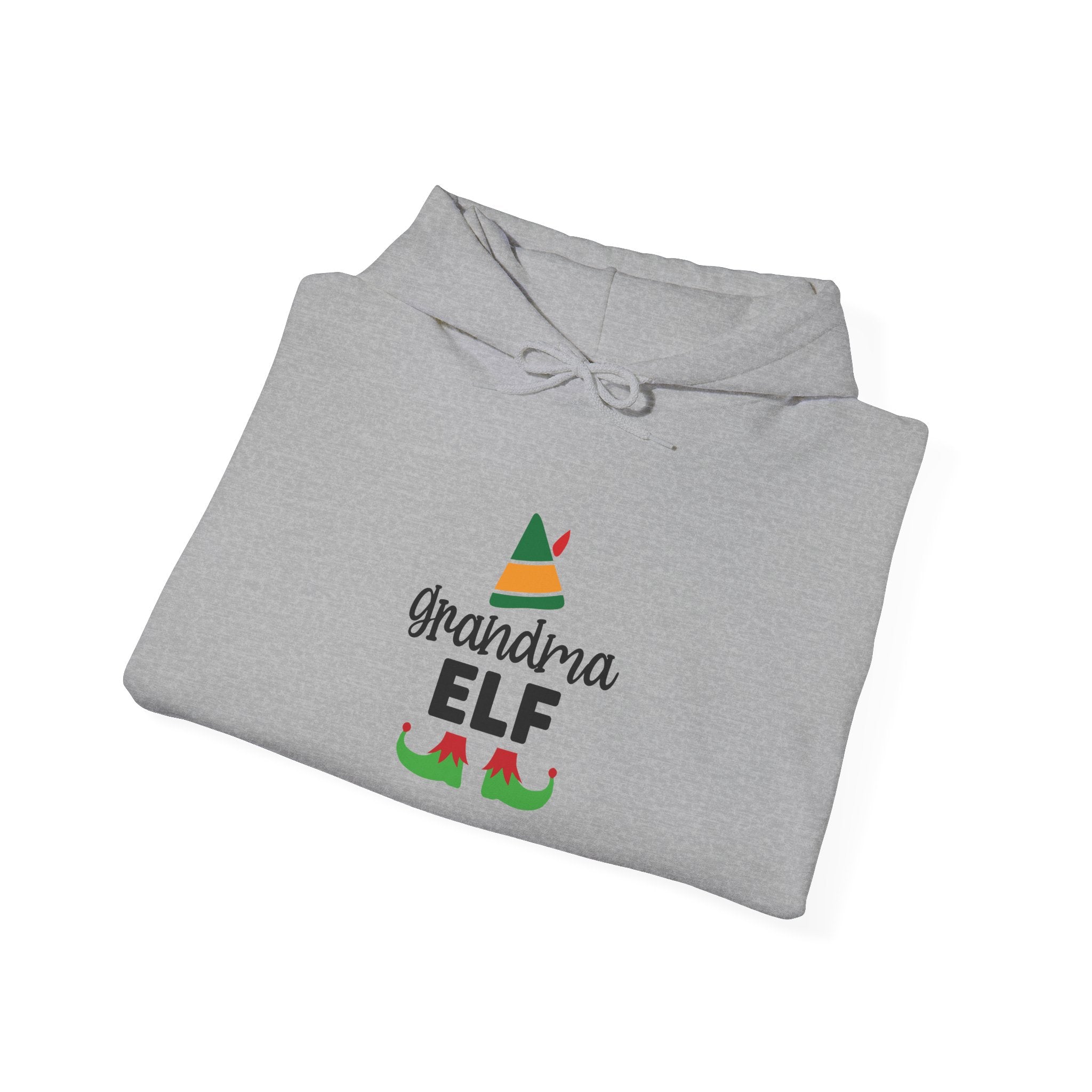 Grandma Elf Hoodie – Cute Christmas Holiday Sweatshirt for Grandmothers