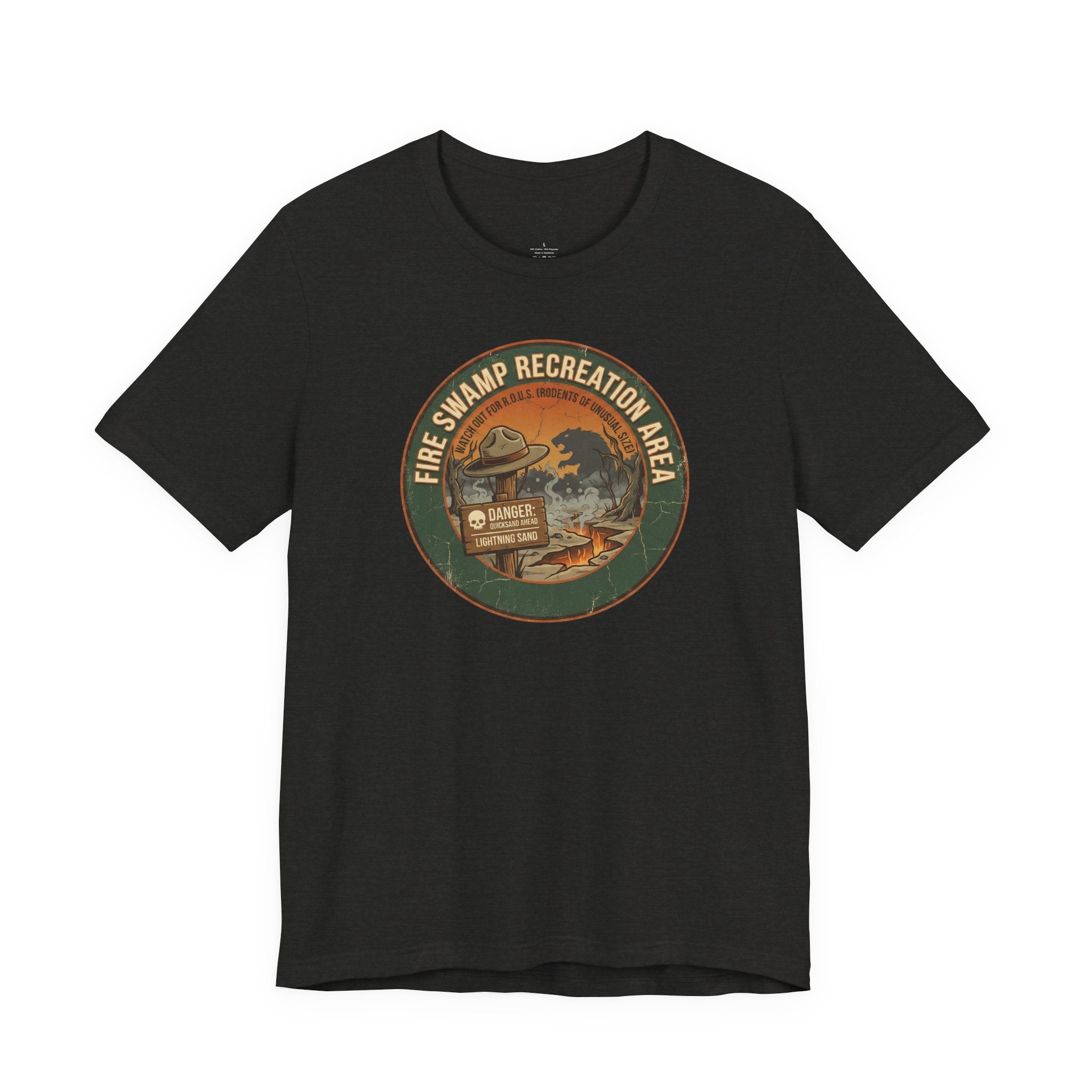 Fire Swamp Recreation Area Graphic Tee — Vintage Princess Bride Movie Tee