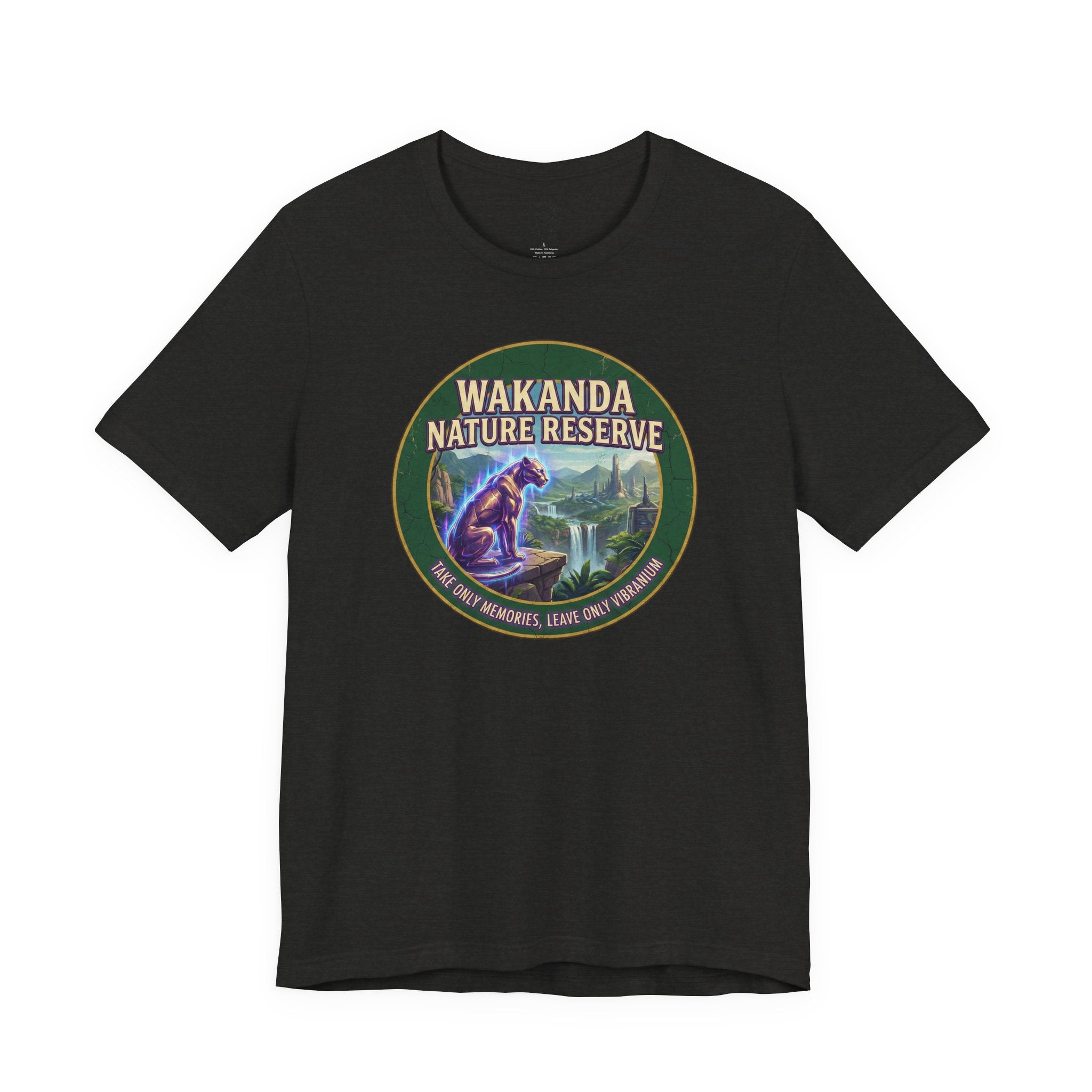 Wakanda Nature Reserve Tee — Vintage Black Panther Wildlife Graphic T-Shirt