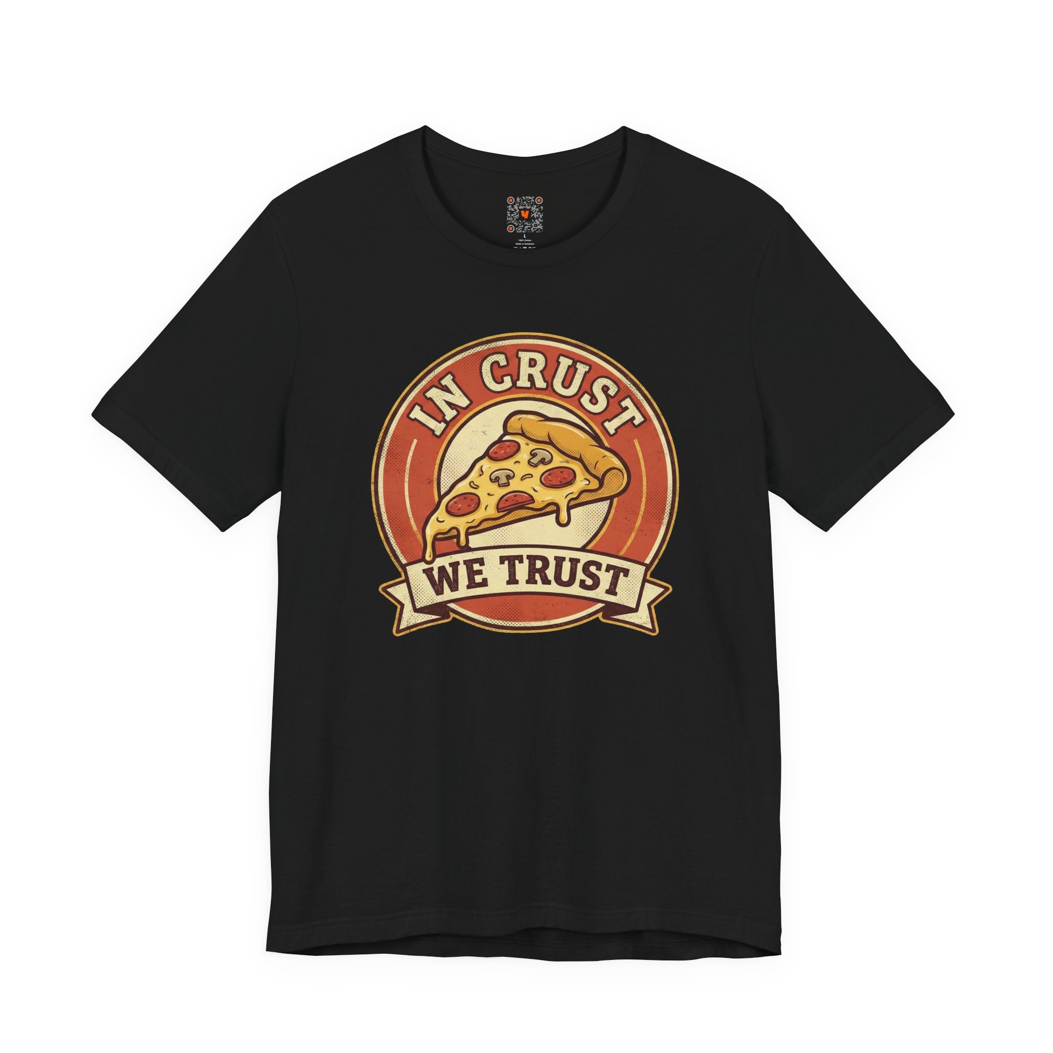 In Crust We Trust - Retro Pizza Graphic Tee