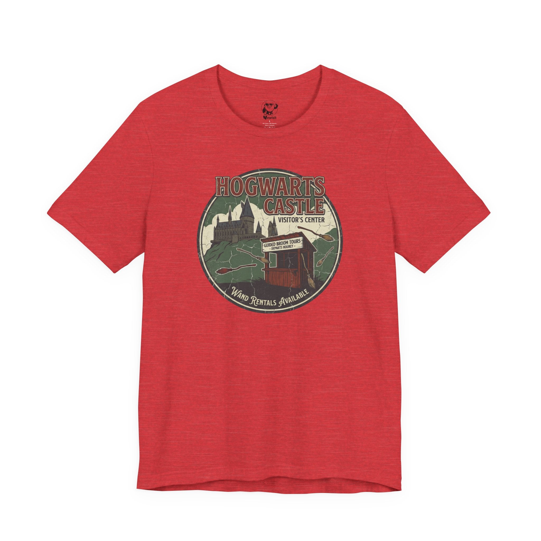 Hogwarts Castle Vintage Travel Tee — "Hogwarts Castle Visitor Center" Graphic T-Shirt