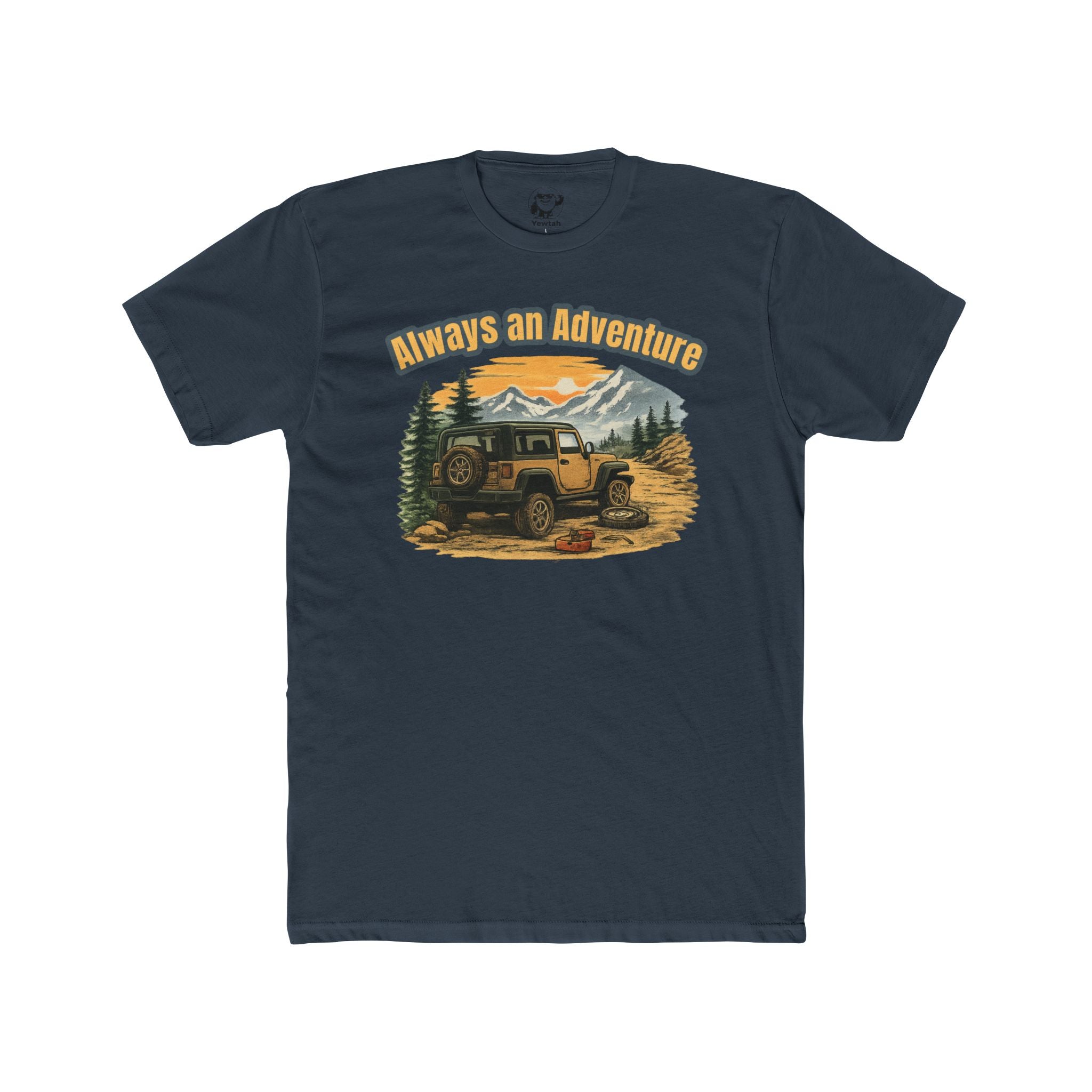Adventure Jeep T‑Shirt — "Always an Adventure" Outdoor Camping Tee