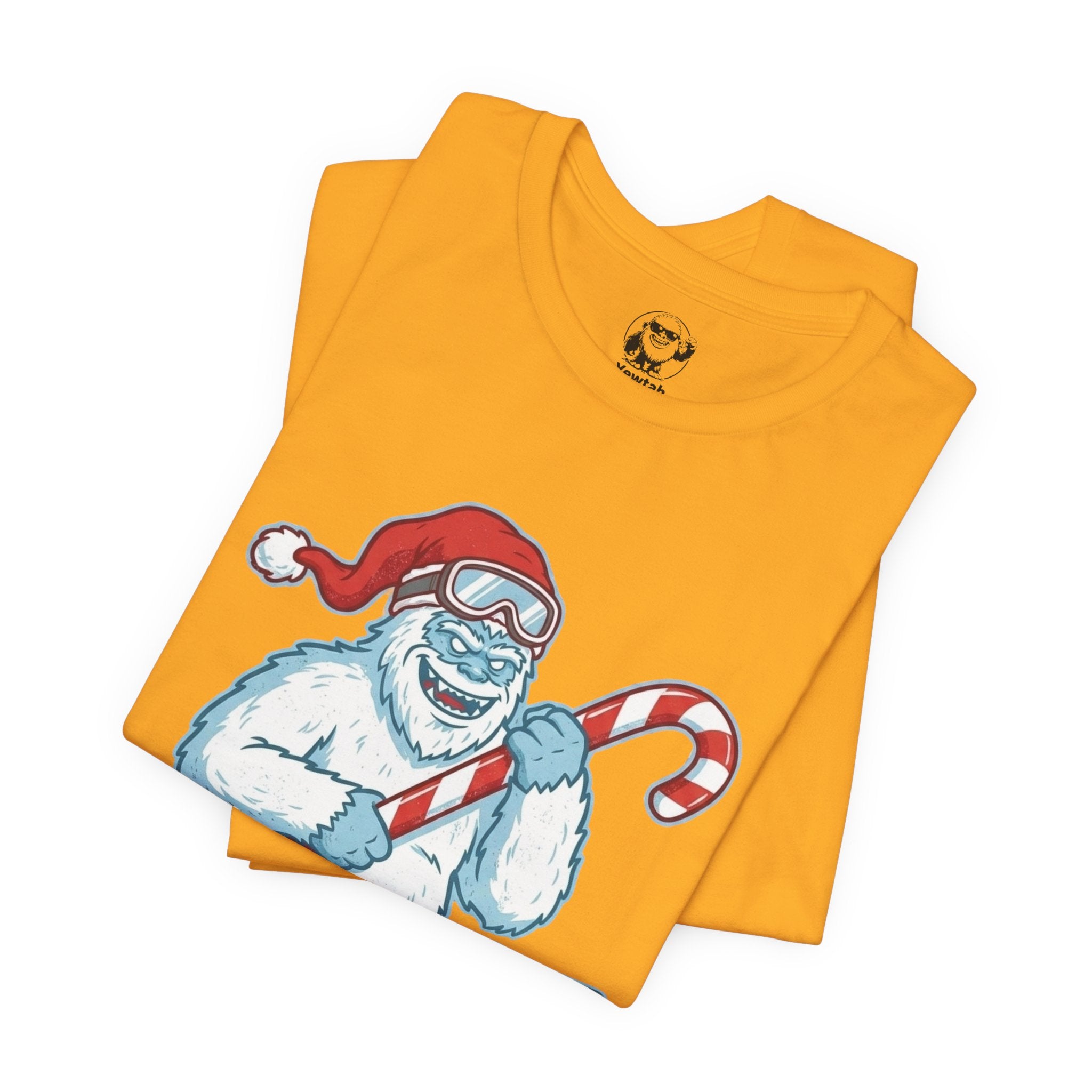 Sleighin' It Yeti Tee — Funny Christmas Graphic T-Shirt