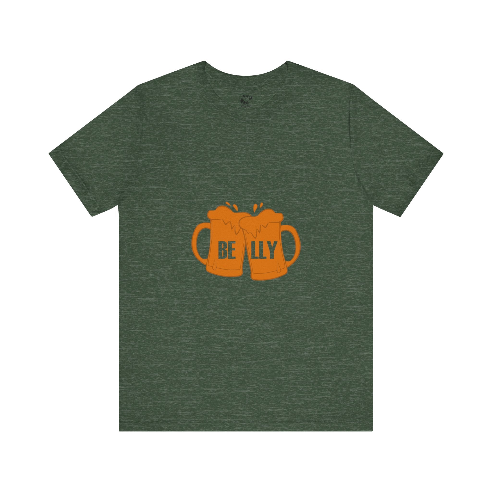 Beer Belly T-Shirt — Orange Clinking Mugs Graphic Tee