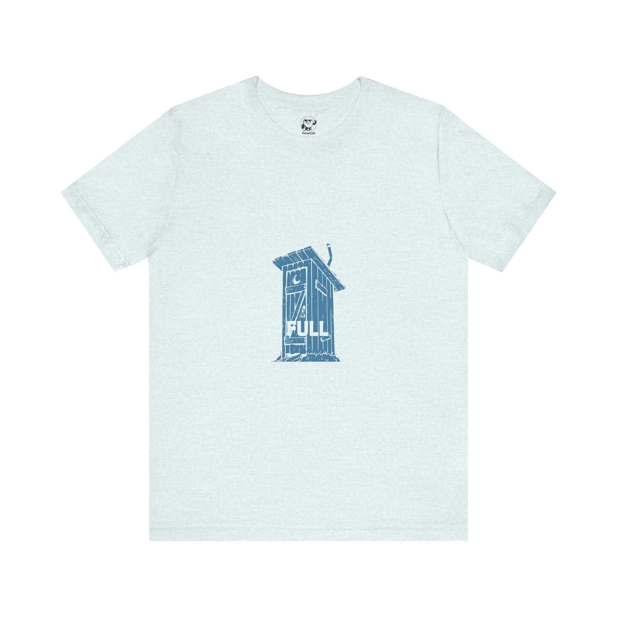 Outhouse Vintage Tee – 'Shitters Full' Rustic Country Graphic Shirt