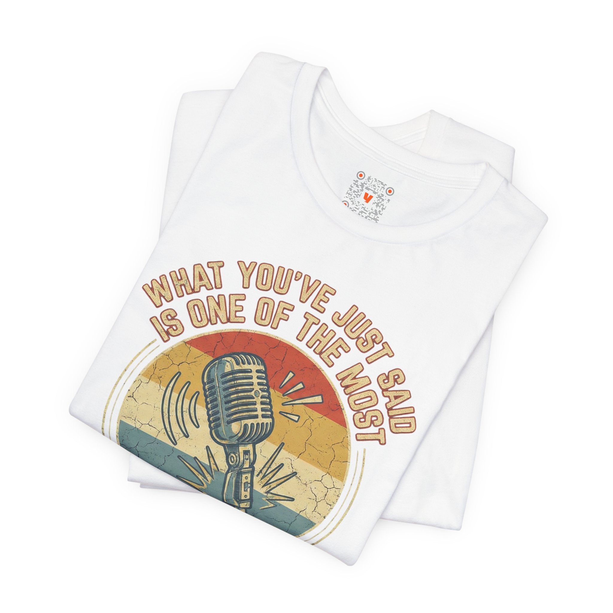 Insanely Idiotic Tee — Retro Mic Tee