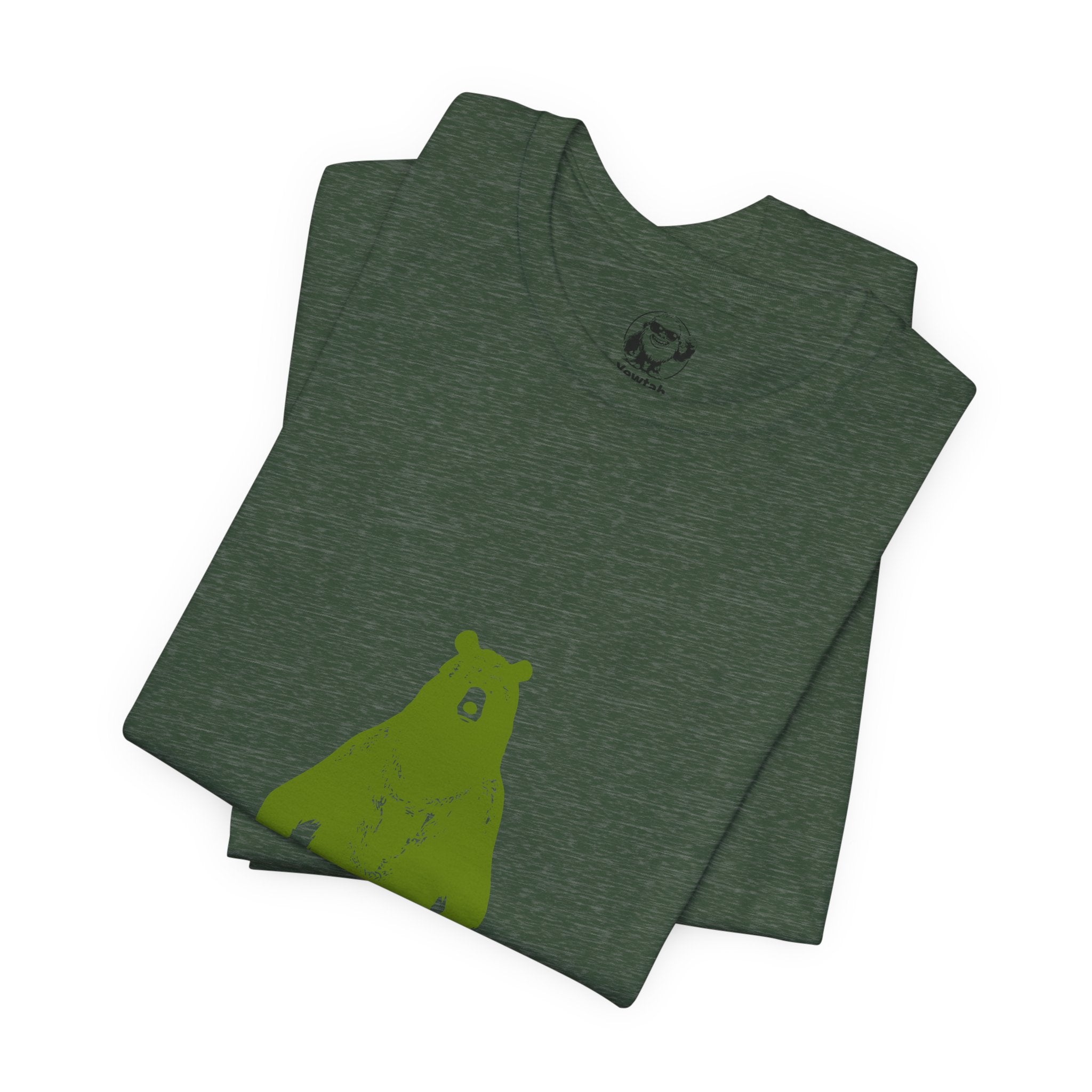 Bear Hug T-Shirt — Cute Green Bear Graphic Tee
