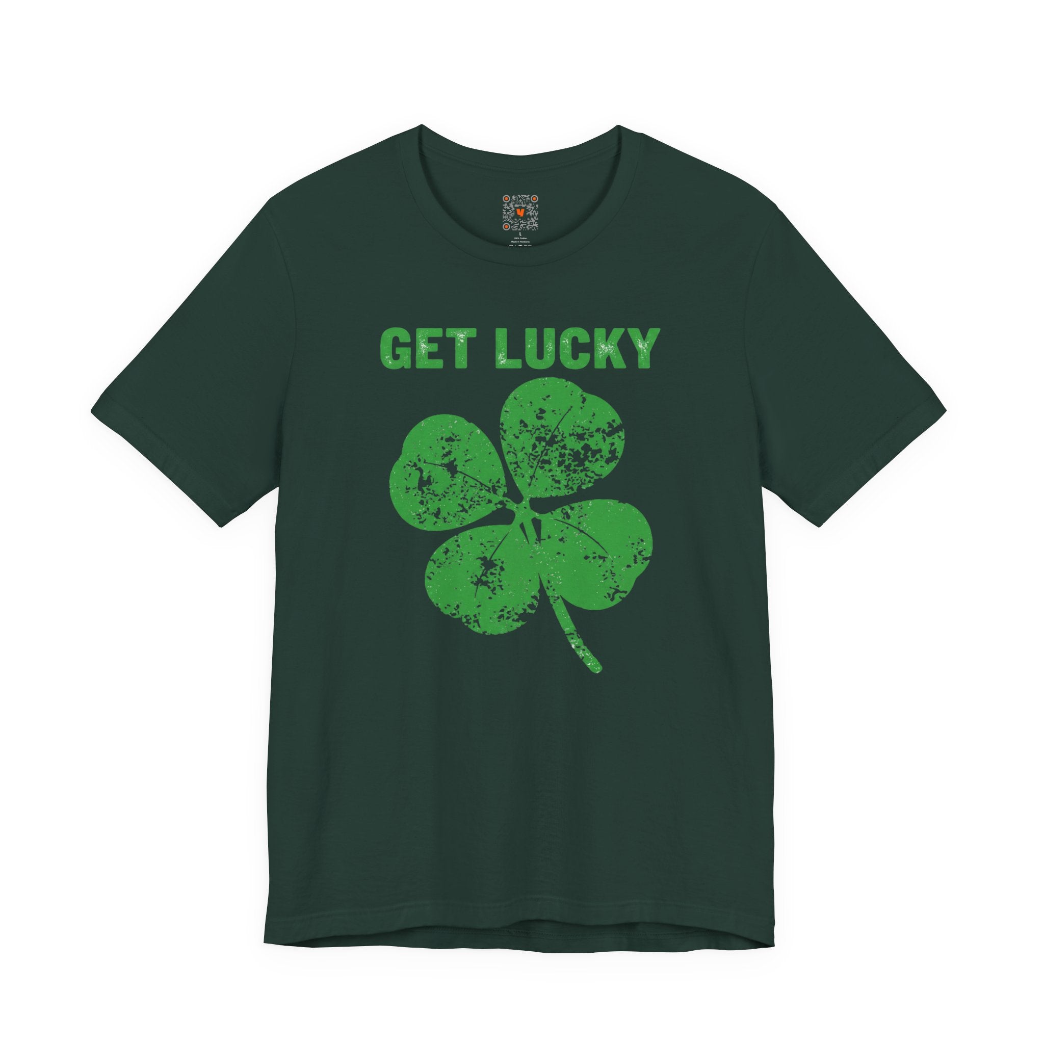 Get Lucky Shamrock T-Shirt — St. Patrick's Day Lucky Clover Tee