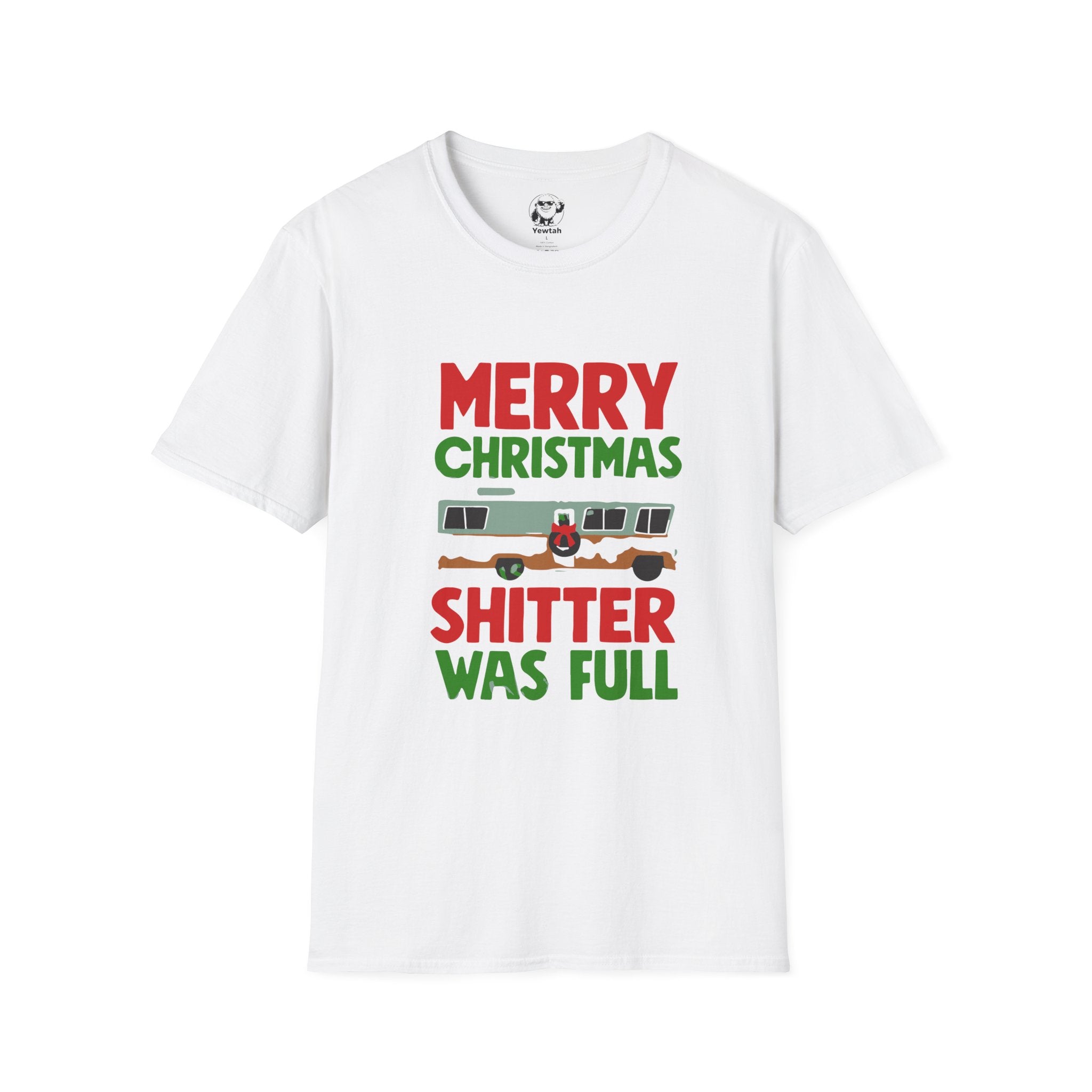 Merry Christmas ‘Shitter Was Full’ RV Holiday T-Shirt