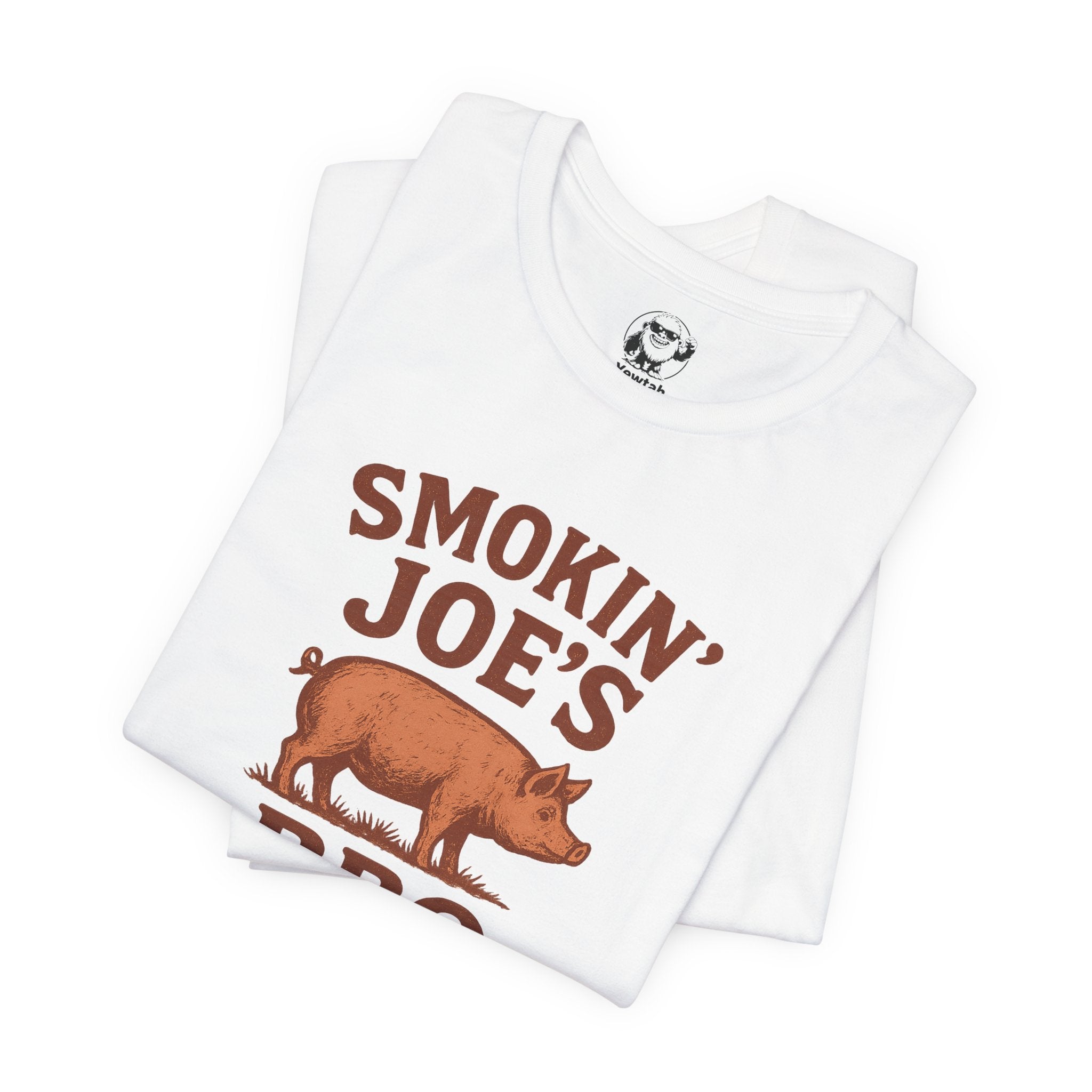 BBQ T-Shirt — "Smokin' Joe's" Vintage Pig BBQ Tee