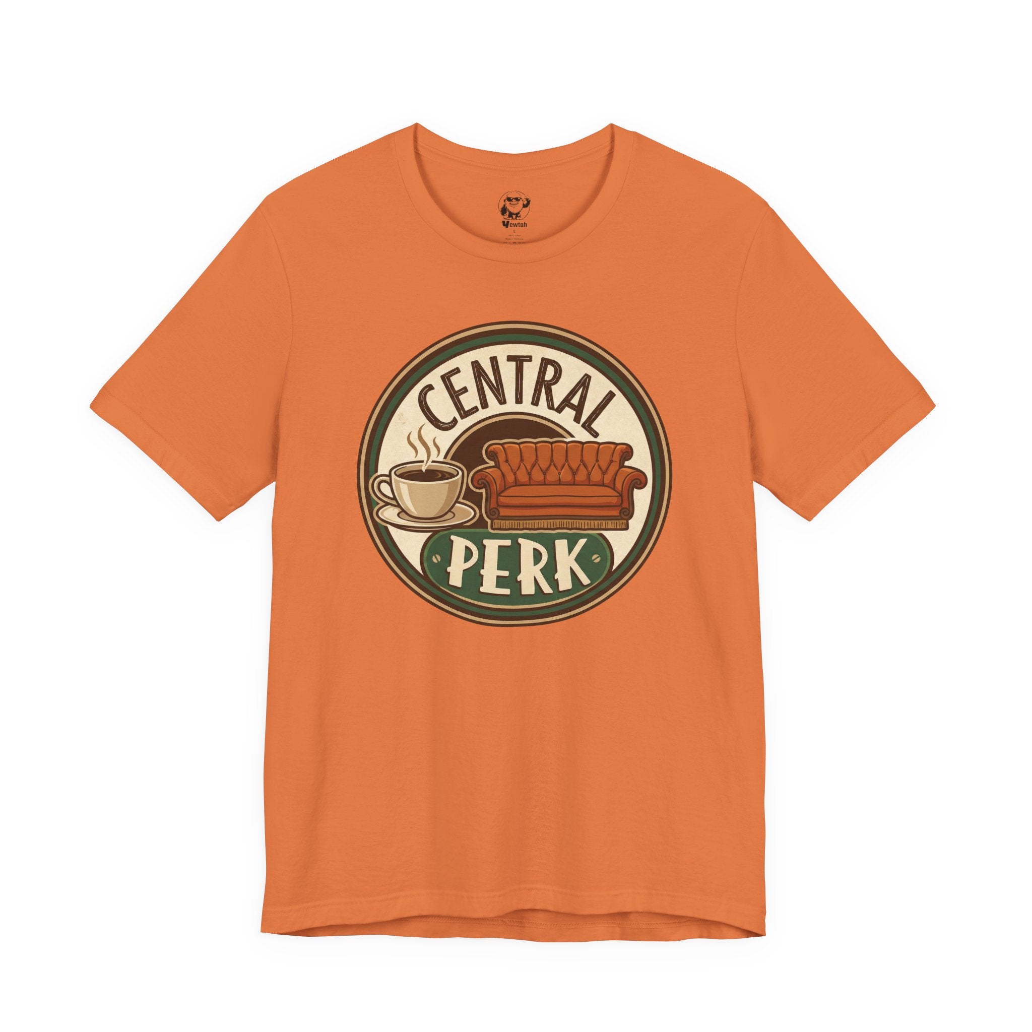 Central Perk Logo T-Shirt — Vintage Coffee Shop Retro Tee