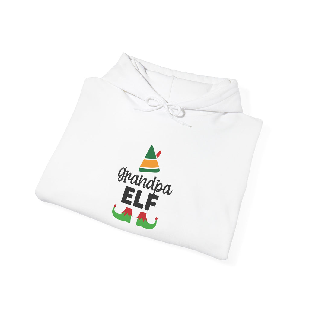 Grandpa Elf Hoodie — Christmas Family Holiday Sweatshirt