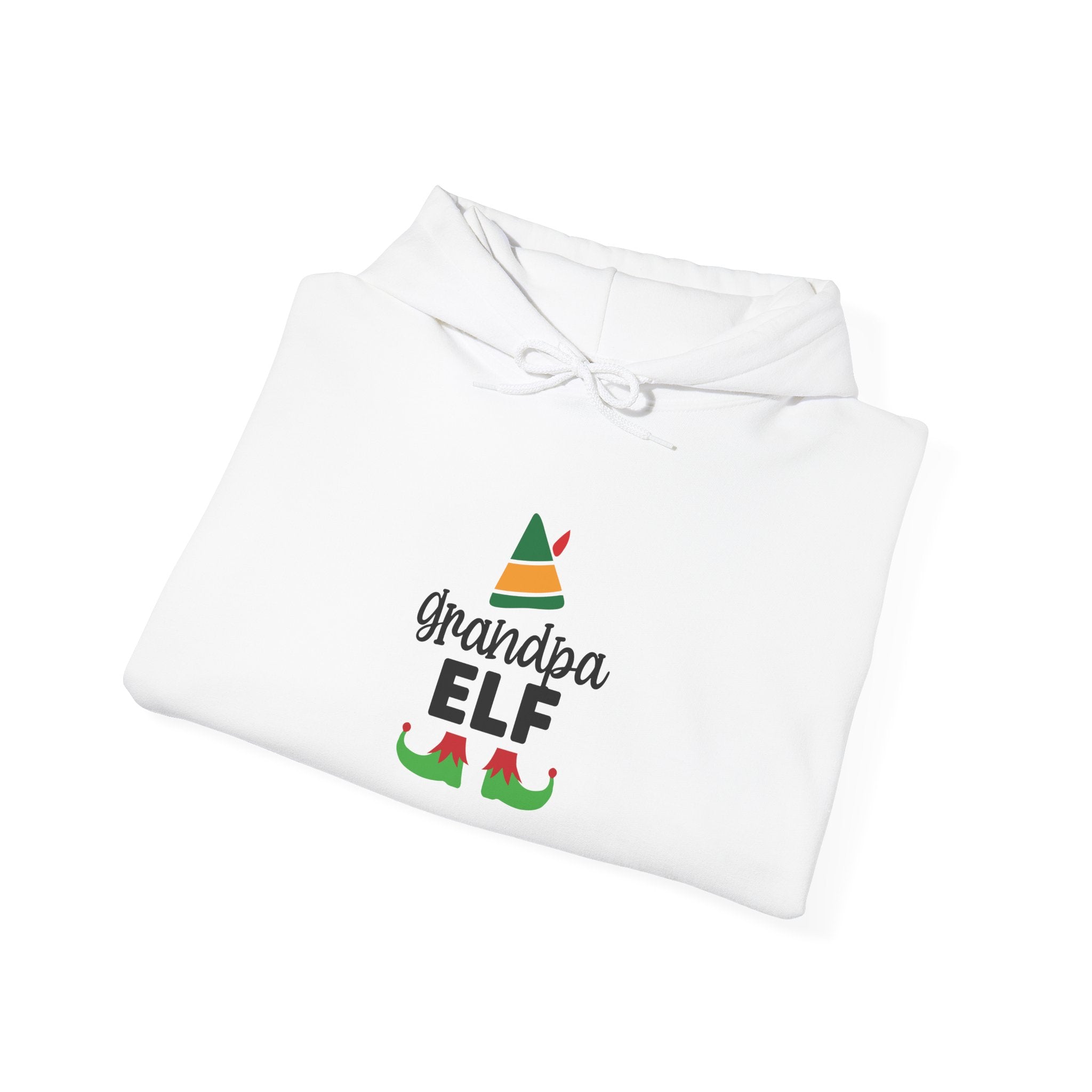 Grandpa Elf Hoodie — Christmas Family Holiday Sweatshirt