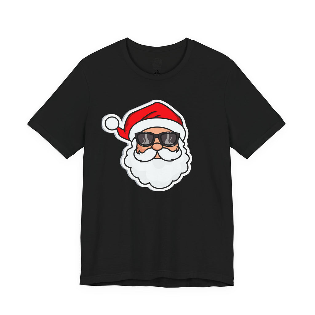 Santa with Sunglasses T‑Shirt — Cool Christmas Santa Tee