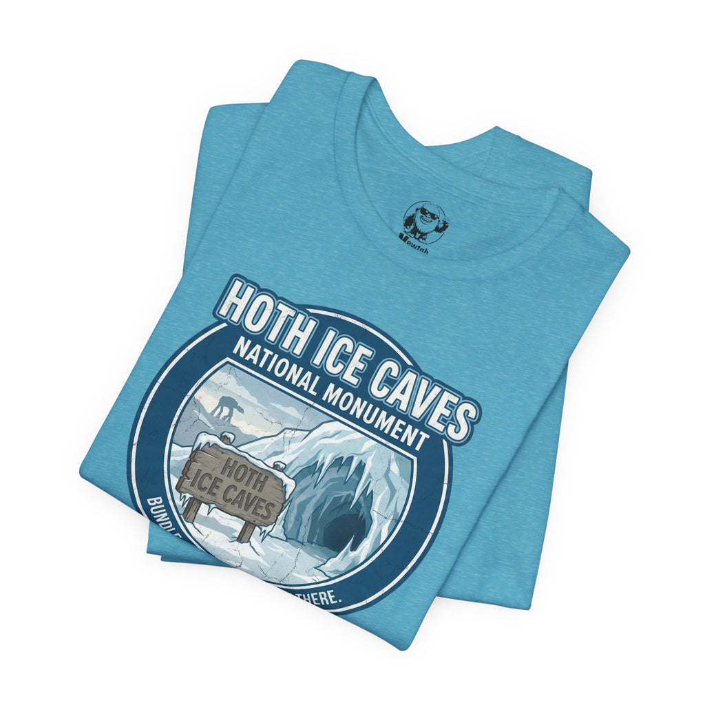 Hoth Ice Caves Tee — Vintage Star Wars-Inspired National Monument T-Shirt