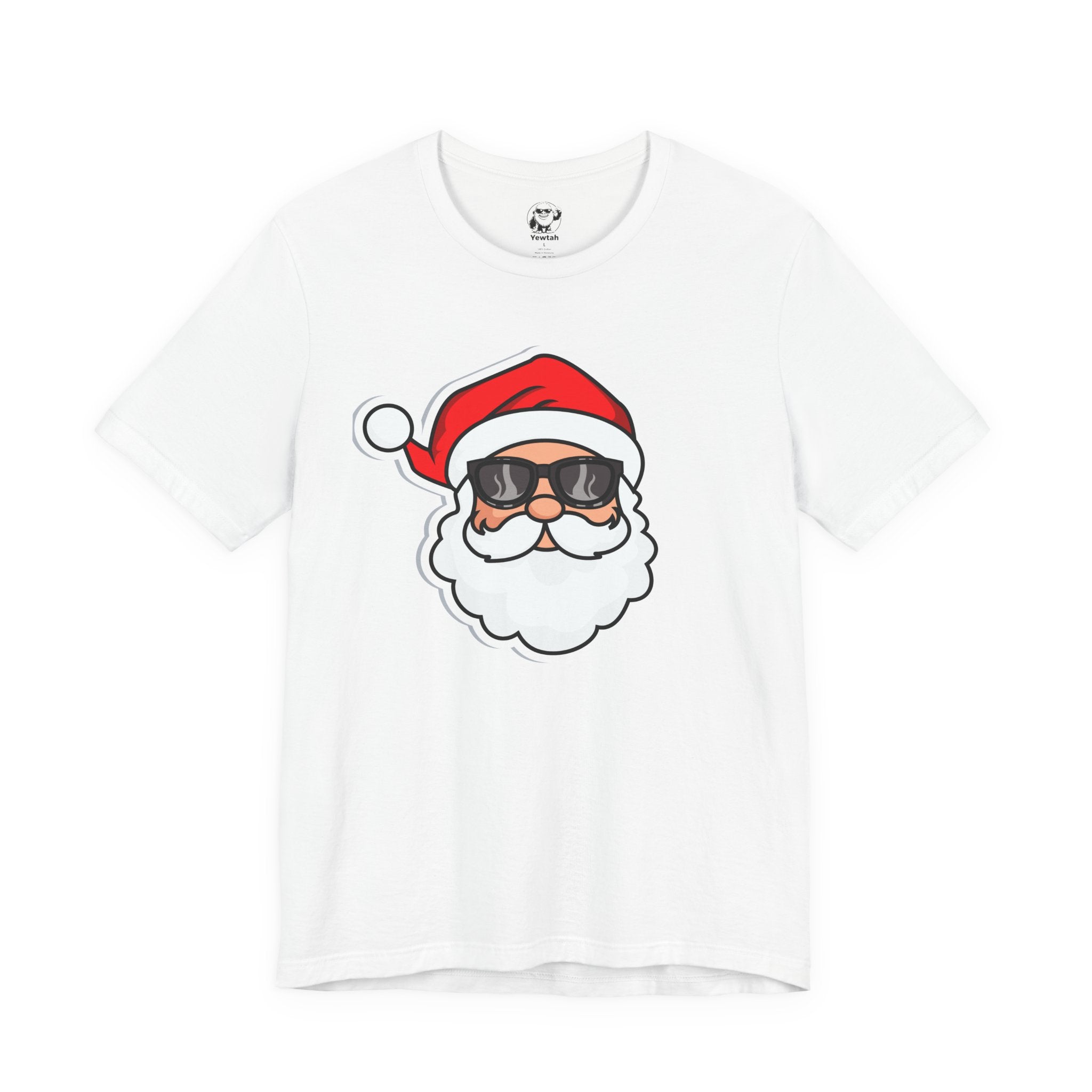 Santa with Sunglasses T‑Shirt — Cool Christmas Santa Tee