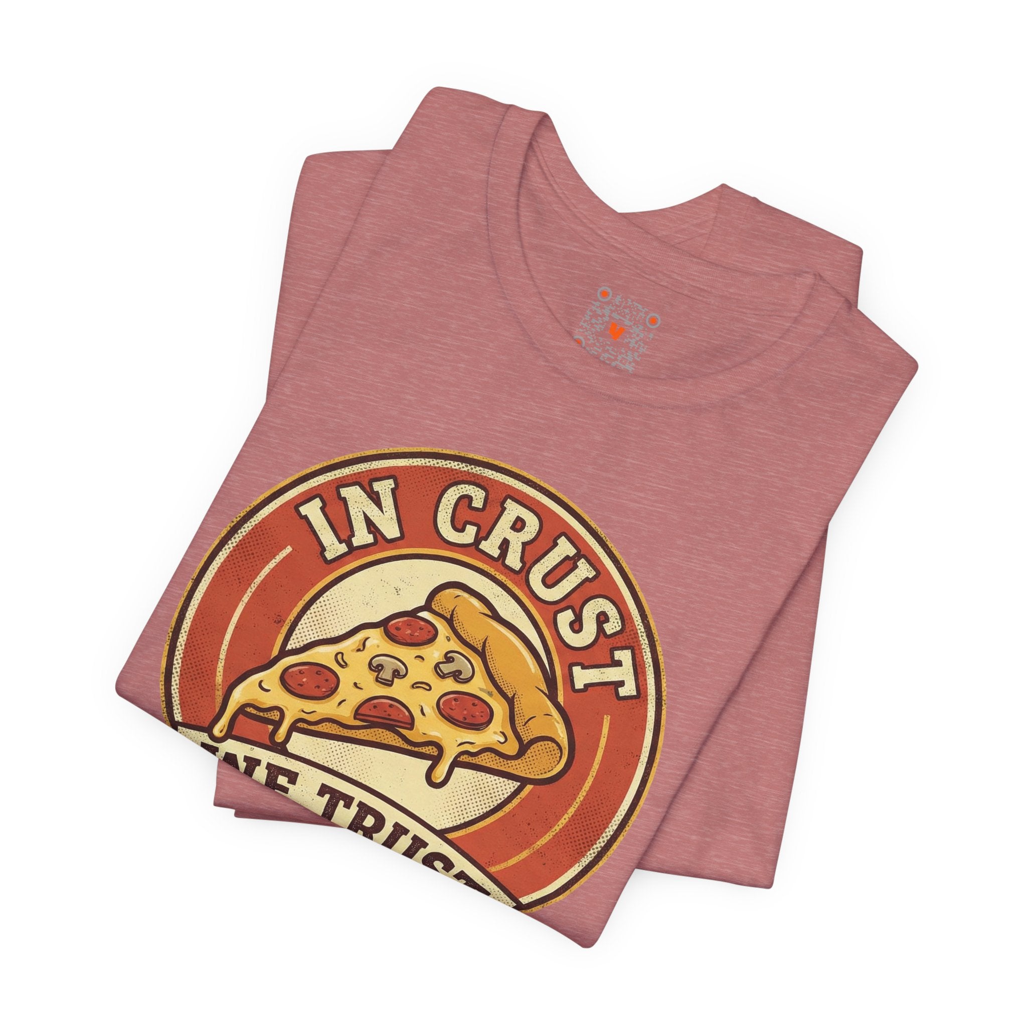 In Crust We Trust - Retro Pizza Graphic Tee