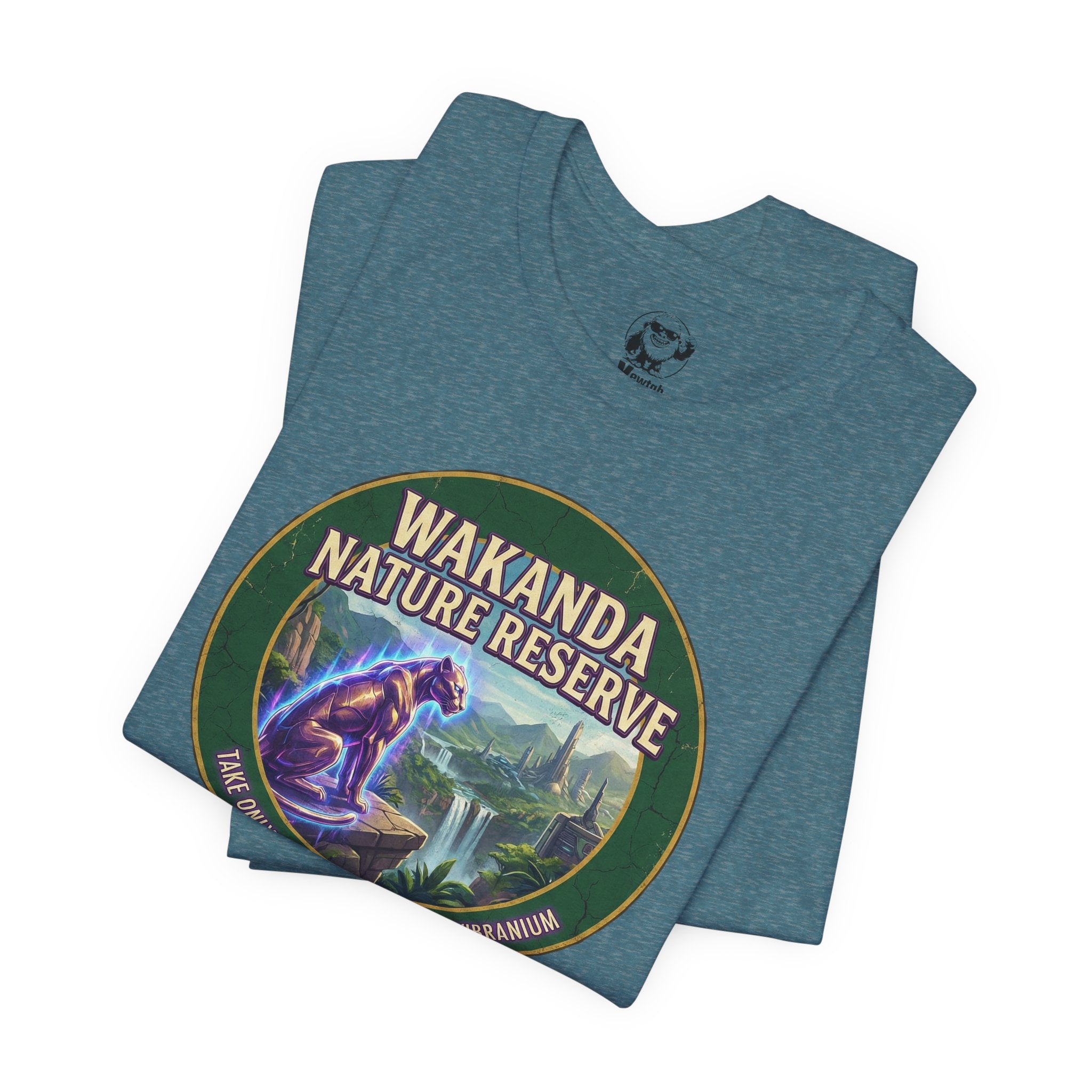 Wakanda Nature Reserve Tee — Vintage Black Panther Wildlife Graphic T-Shirt