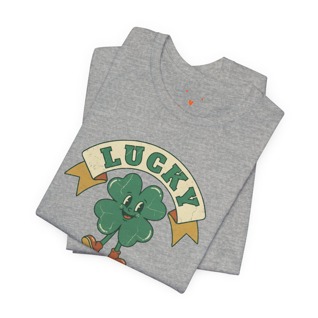 Lucky Shamrock Graphic Tee — Vintage St. Patrick's Day Clover T-Shirt