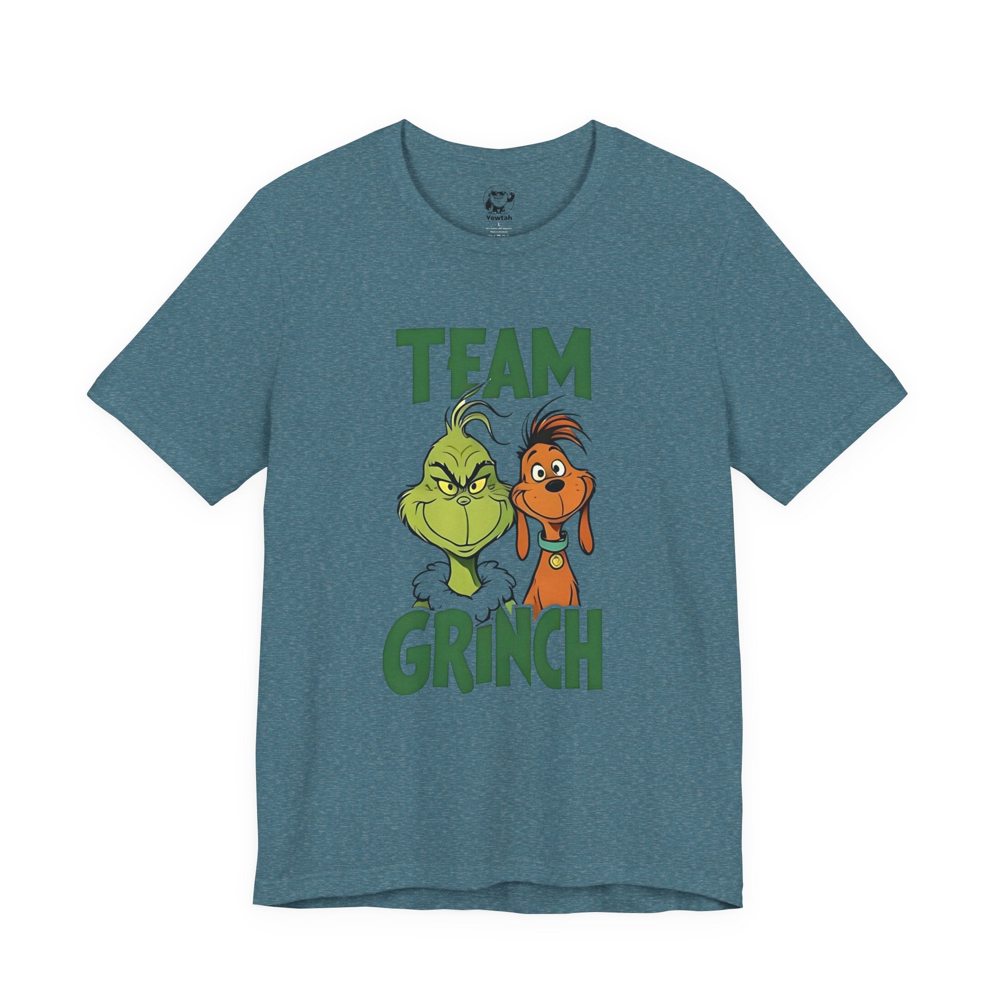 Team Grinch Tee — Funny Holiday Christmas T-Shirt with Grinch & Max Design