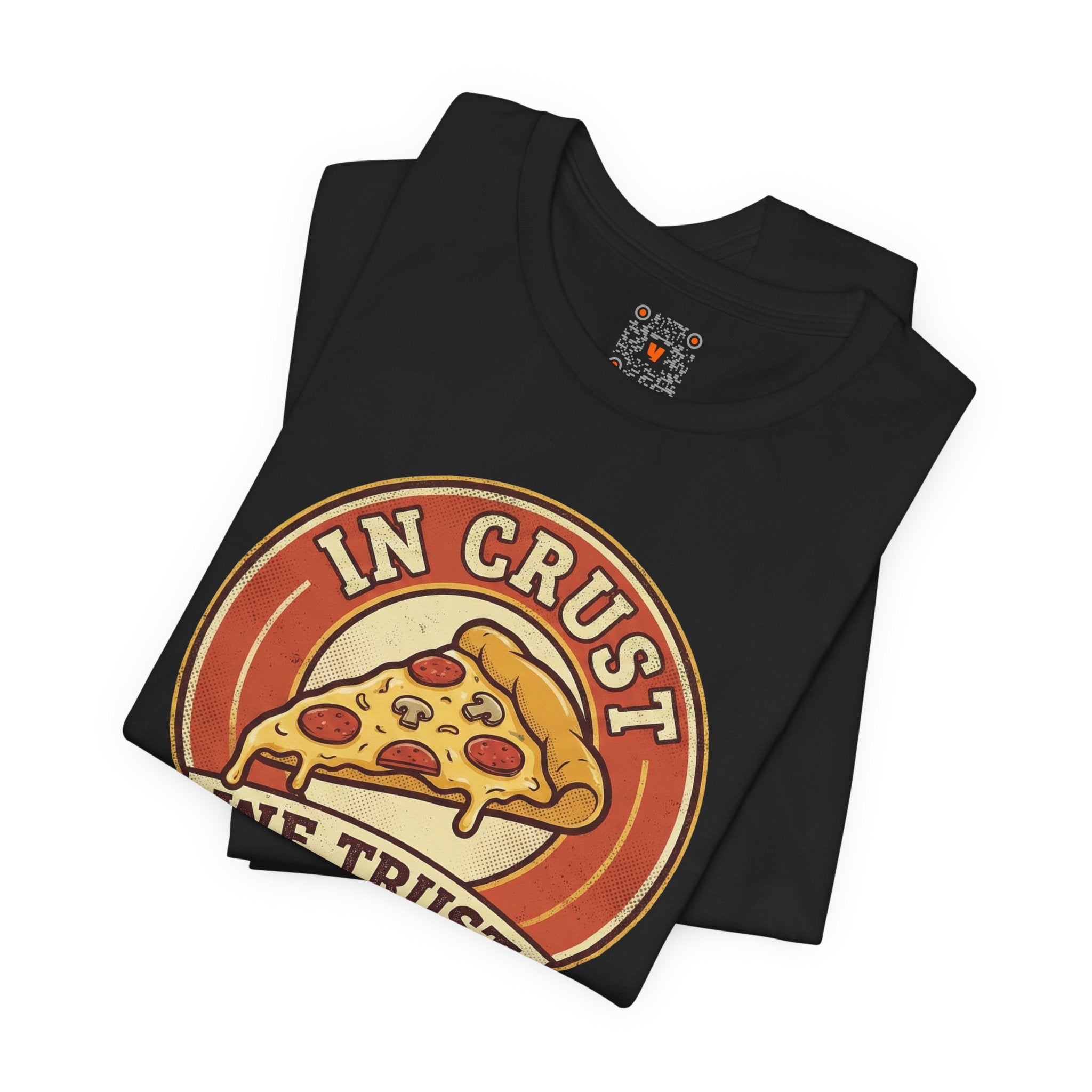 In Crust We Trust - Retro Pizza Graphic Tee