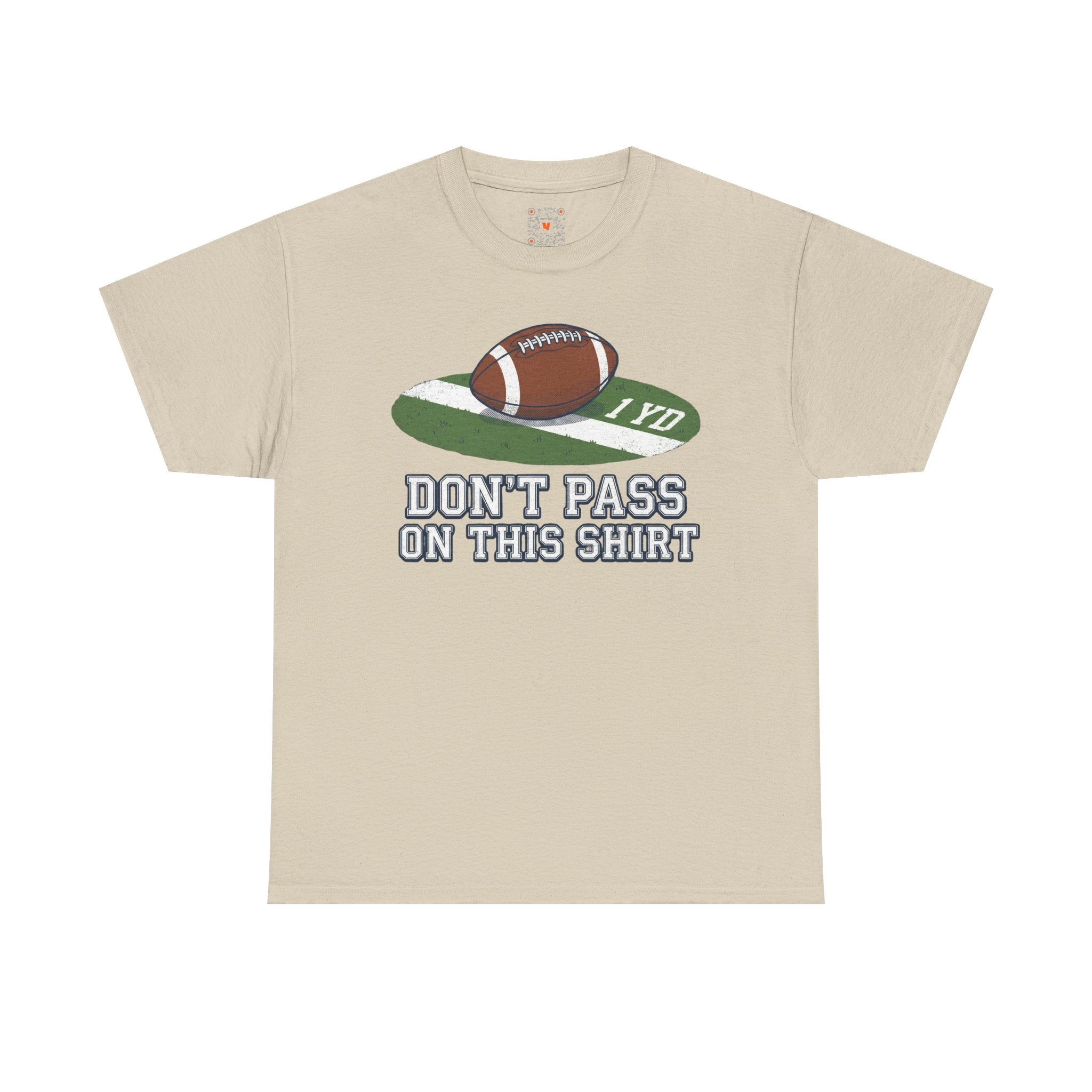 Football Graphic Tee — "Don't Pass On This Shirt"