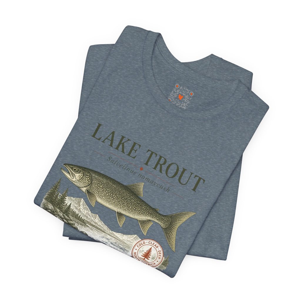 Lake Trout Fishing Tee
