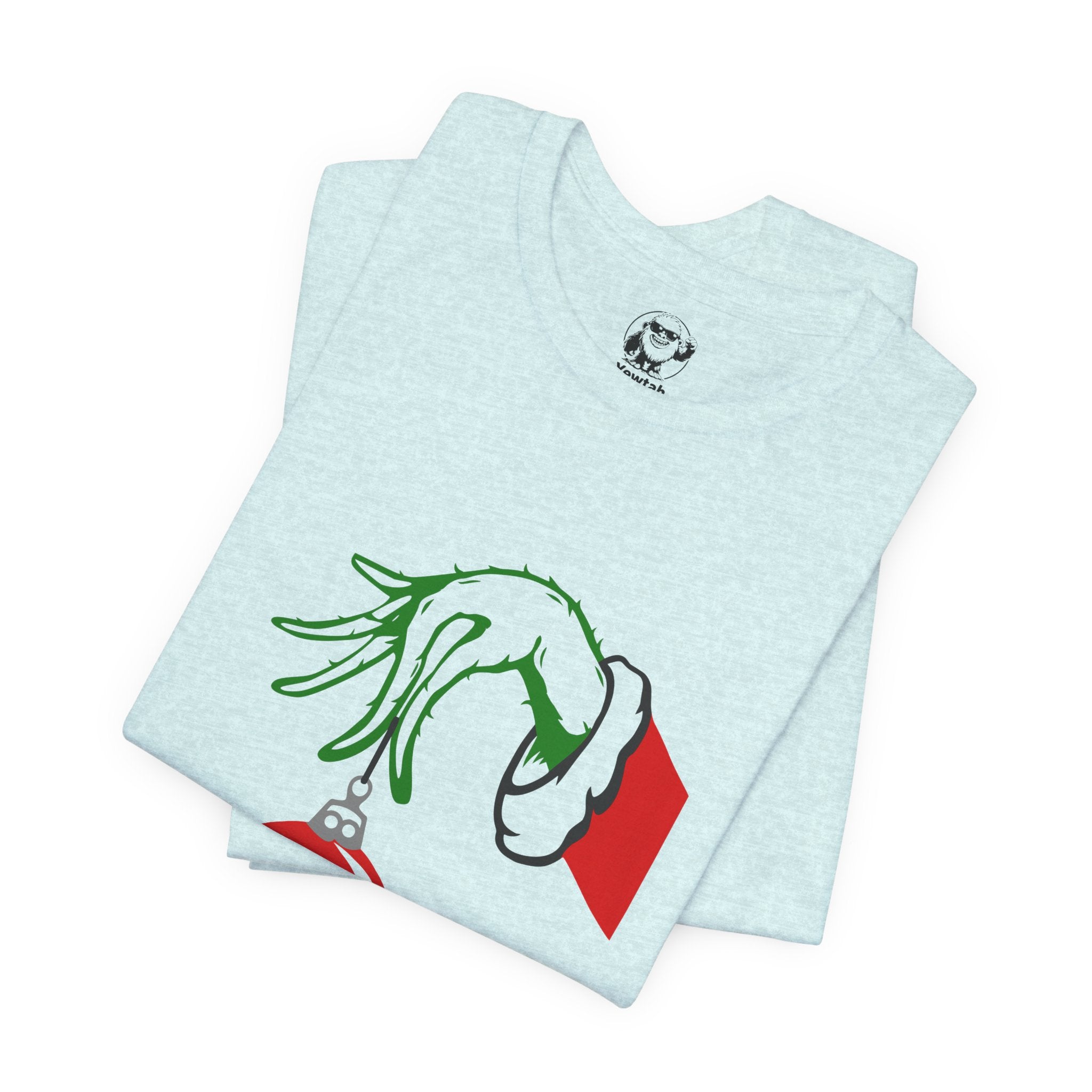 Grinch Ornament Tee — "Holiday who-be what-ee?" Christmas T-Shirt