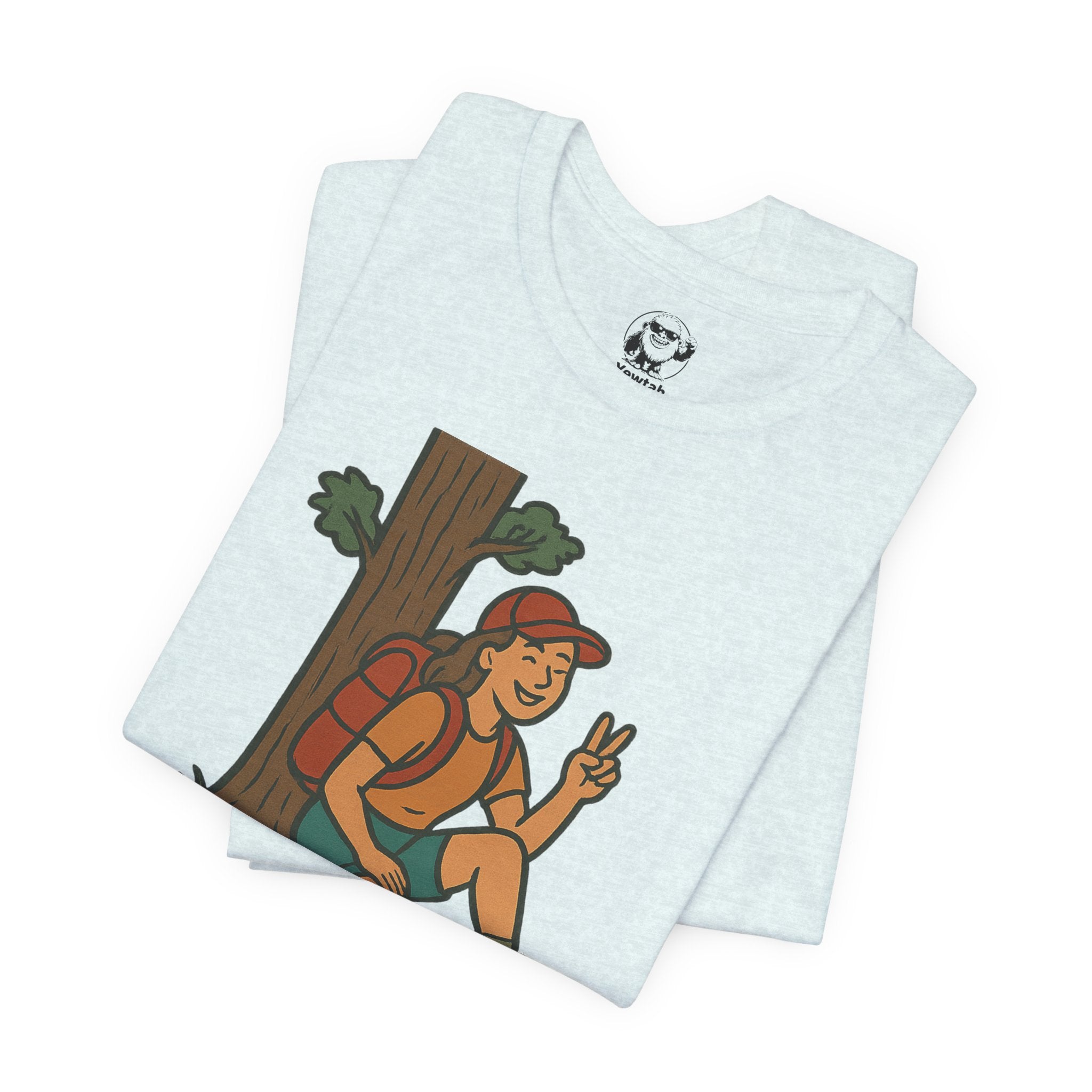 Hiking Tee — "I Just Rolled a Joint... It Was My Ankle" Funny Outdoor T-Shirt