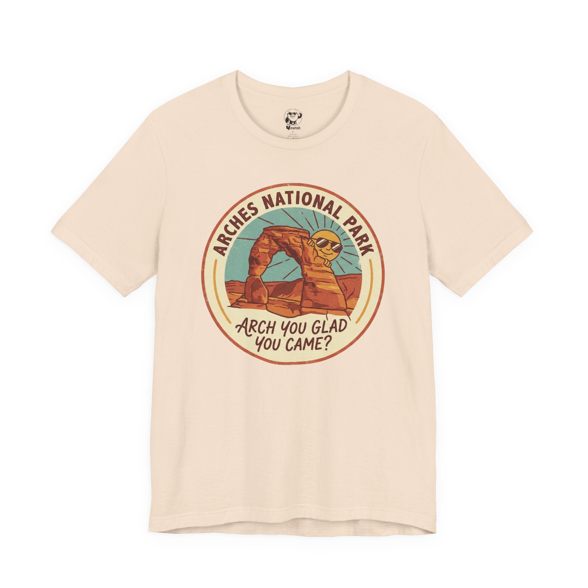 Arches National Park T‑Shirt — "Arch You Glad You Came?" Vintage Travel Tee