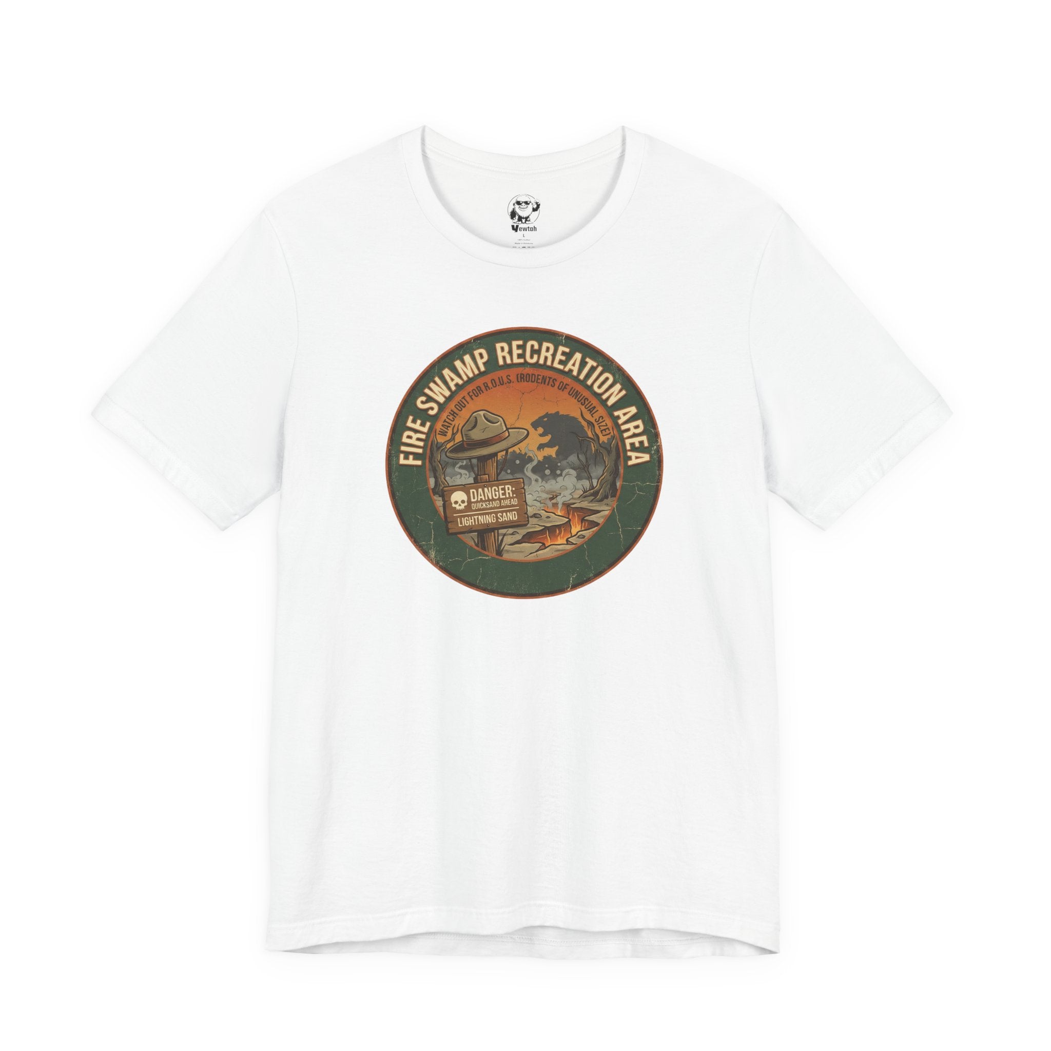 Fire Swamp Recreation Area Graphic Tee — Vintage Princess Bride Movie Tee