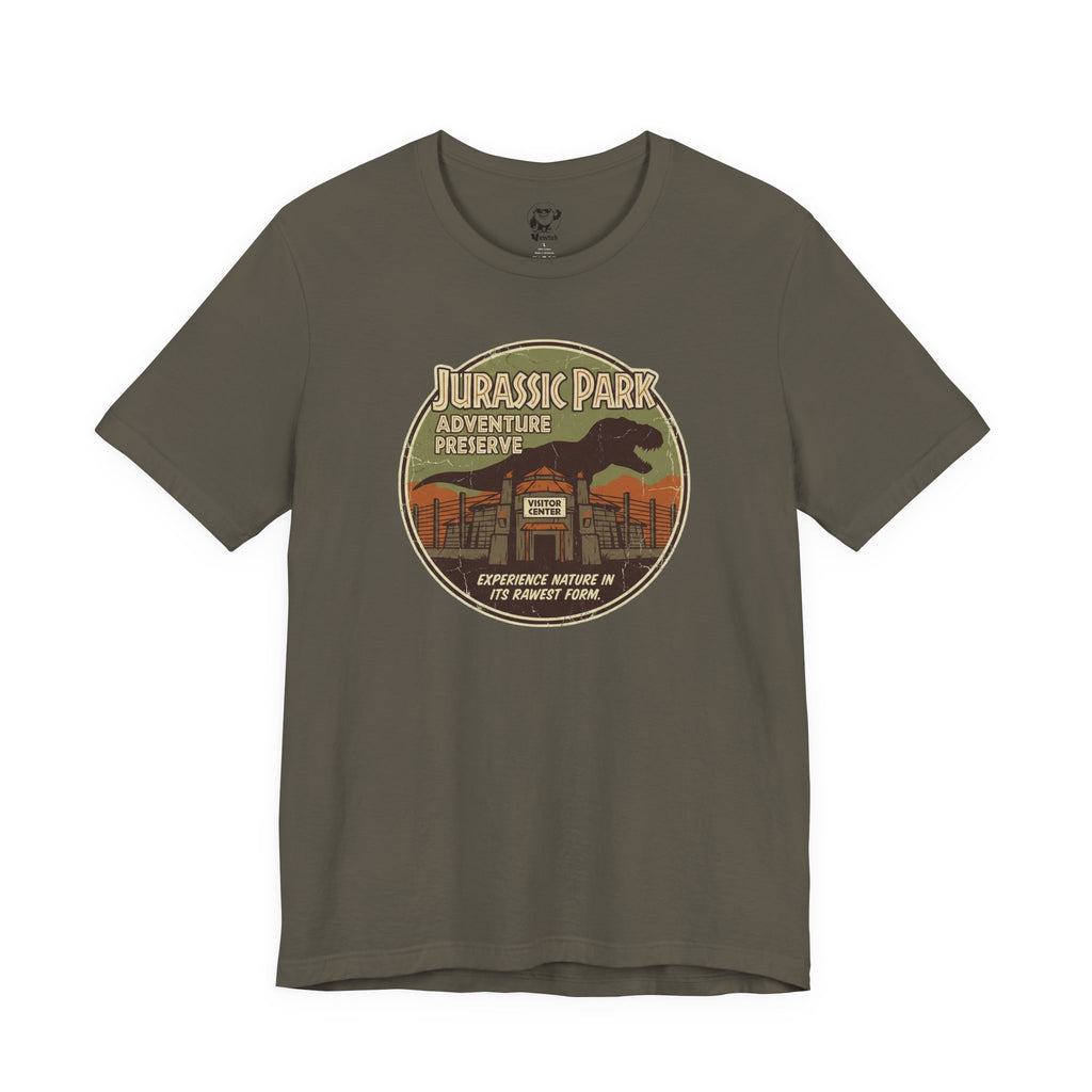 Jurassic Park Adventure Preserve Retro Graphic Tee