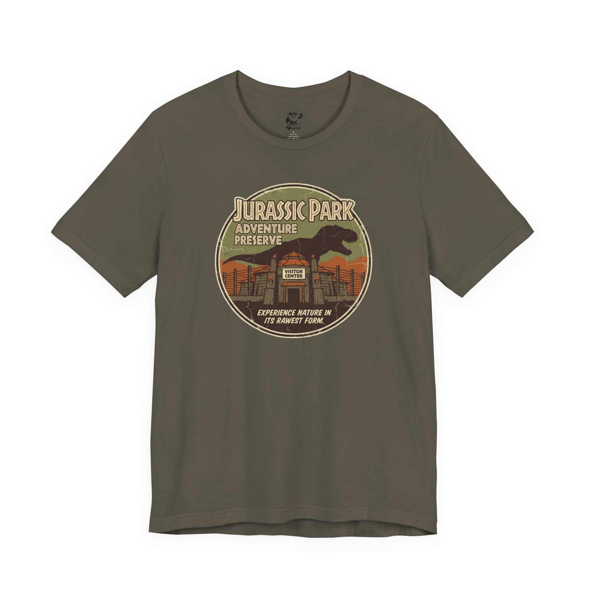Jurassic Park Adventure Preserve Retro Graphic Tee