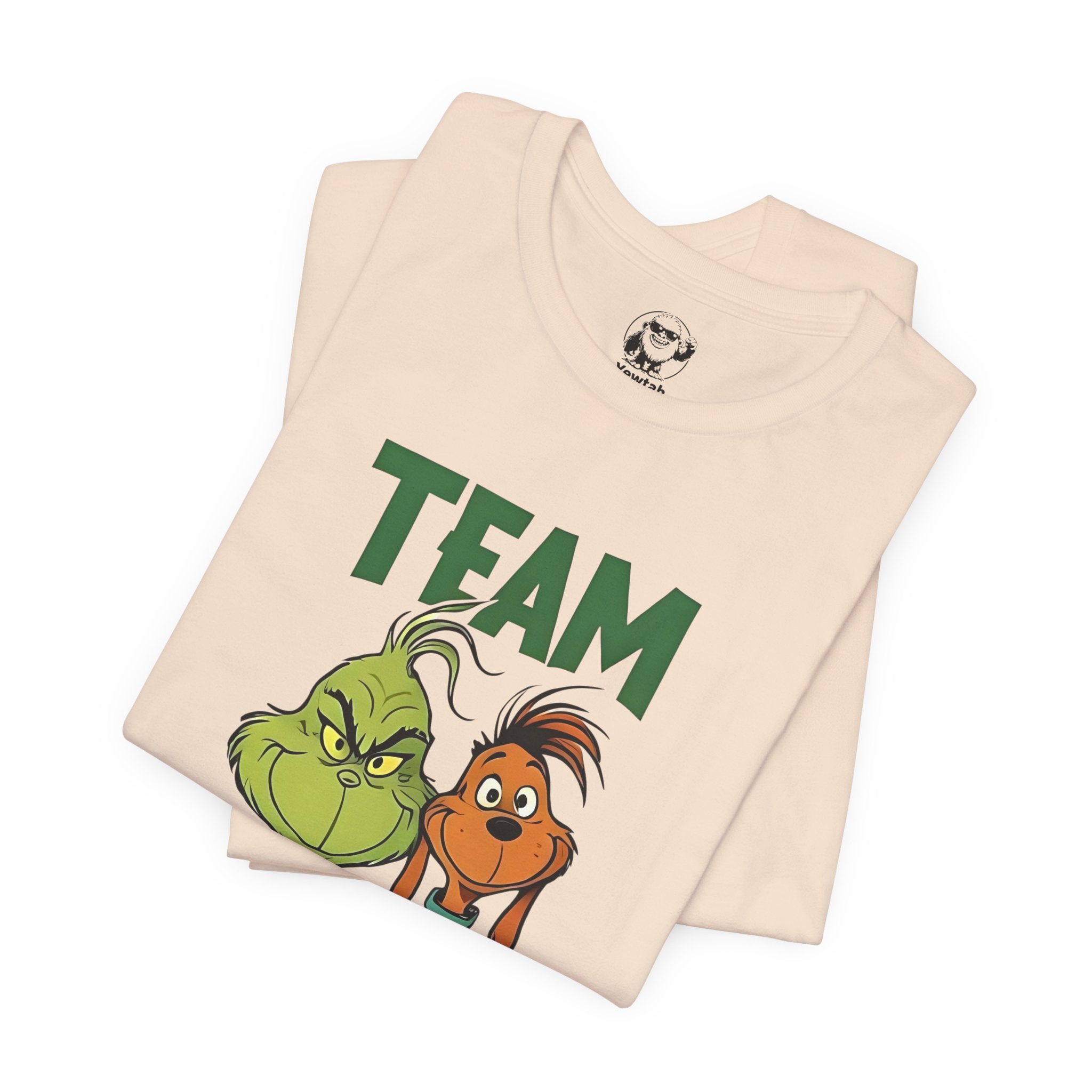 Team Grinch Tee — Funny Holiday Christmas T-Shirt with Grinch & Max Design