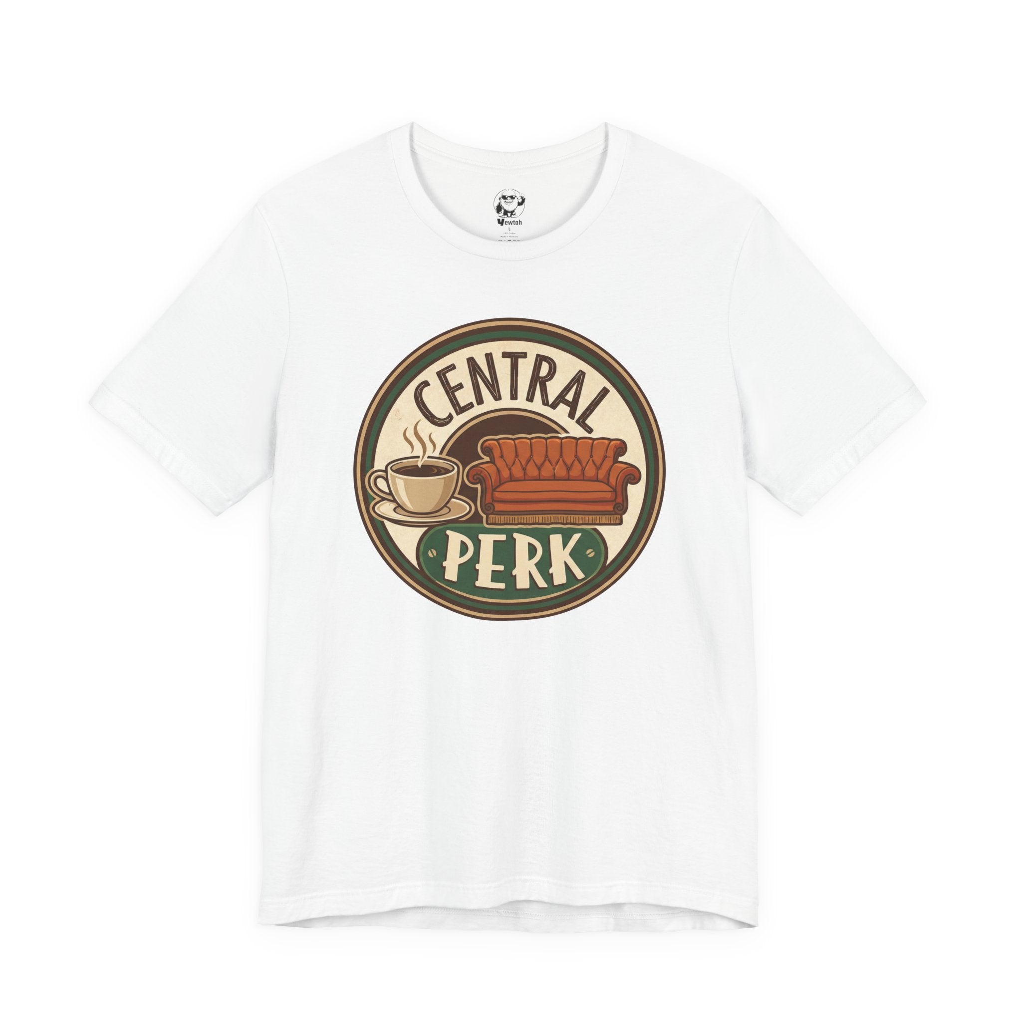 Central Perk Logo T-Shirt — Vintage Coffee Shop Retro Tee