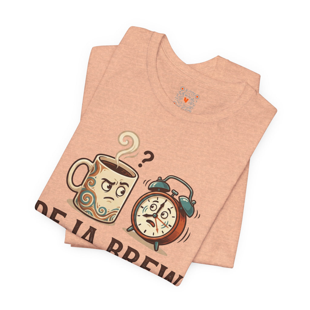 Deja Brew Coffee Cartoon Tee