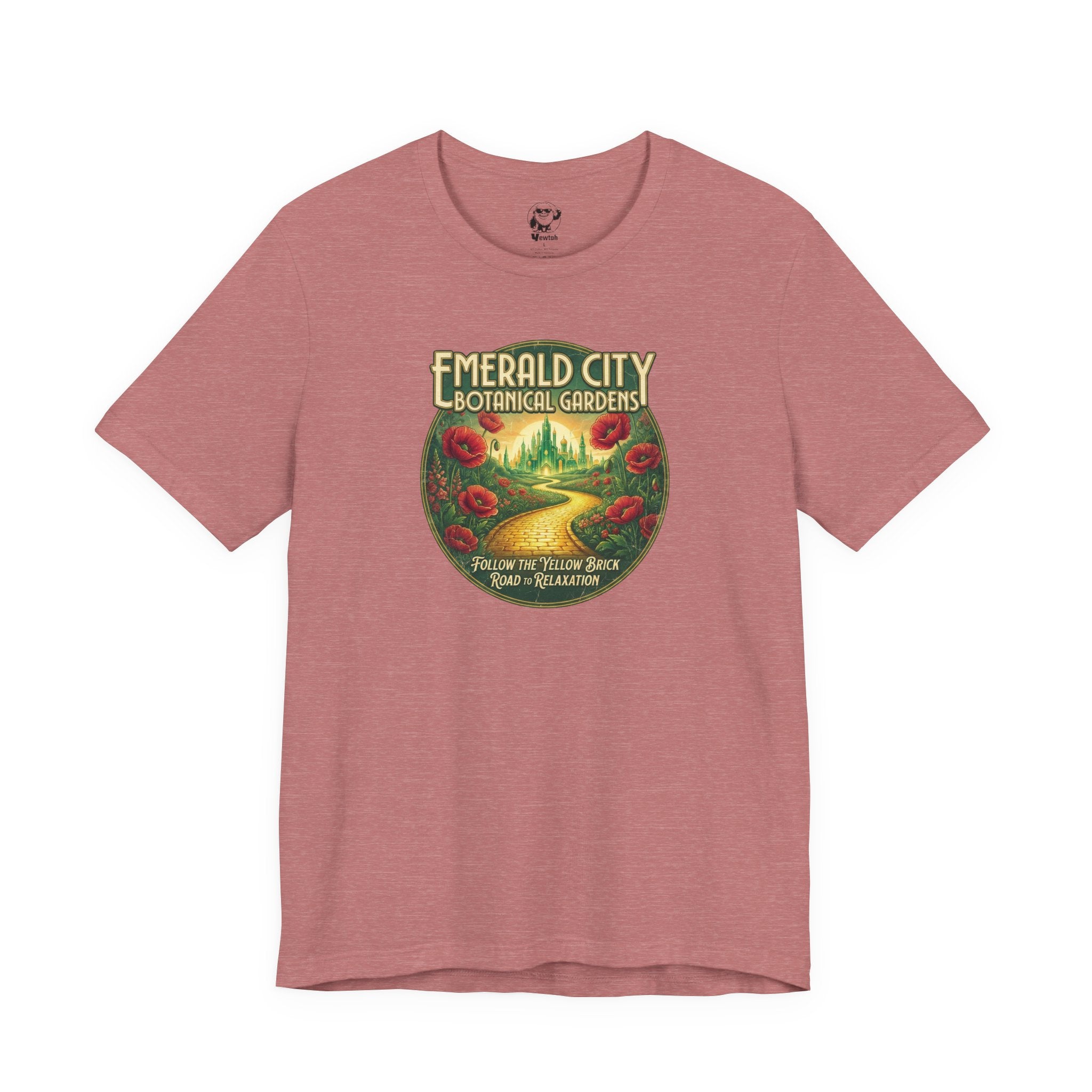 Emerald City Botanical Gardens Tee — Vintage Floral Nature Graphic