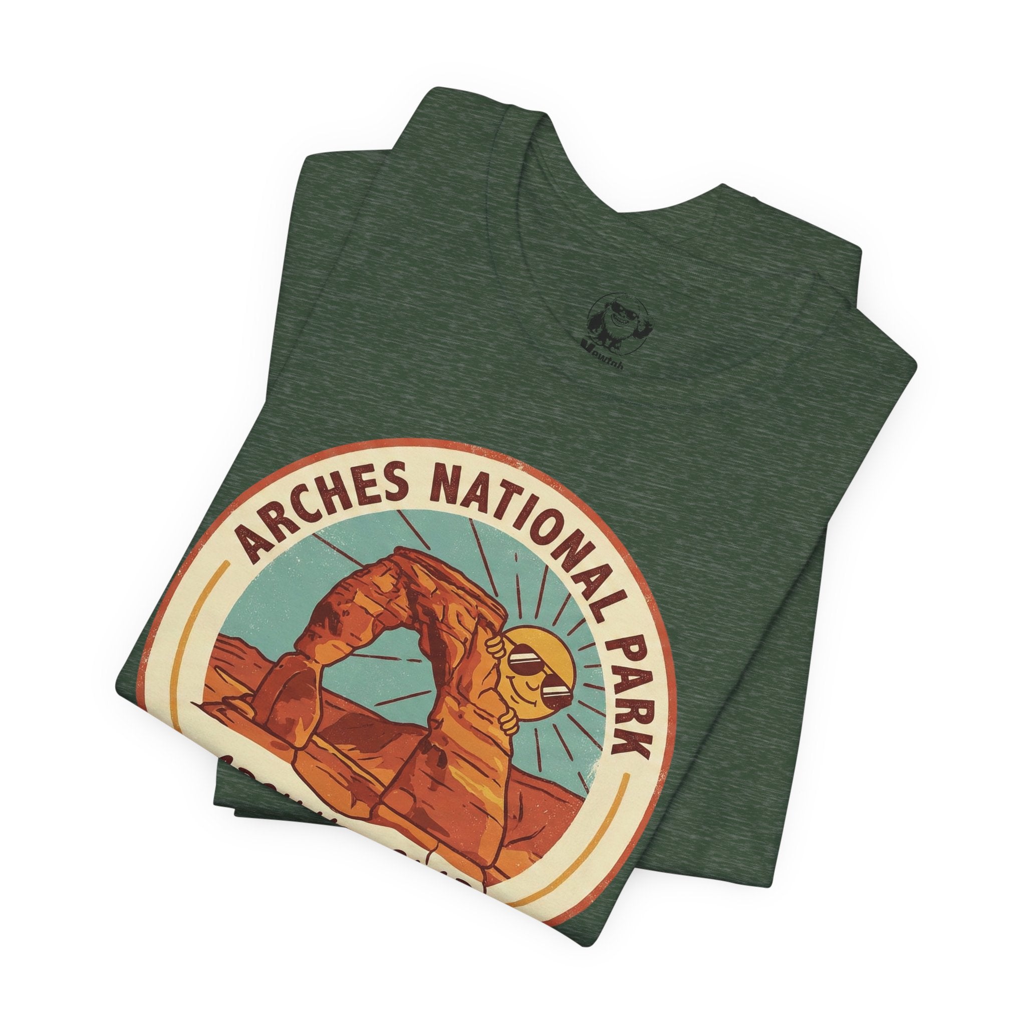 Arches National Park T‑Shirt — "Arch You Glad You Came?" Vintage Travel Tee