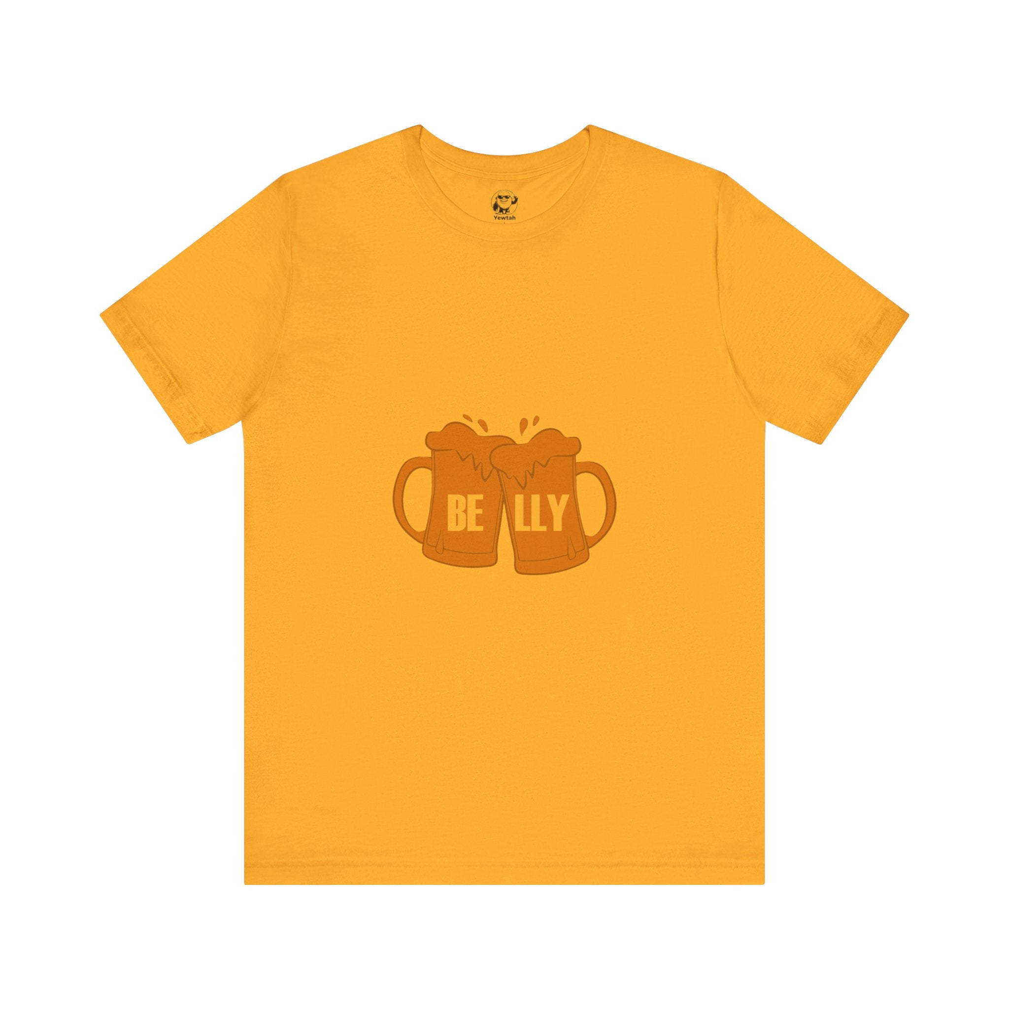 Beer Belly T-Shirt — Orange Clinking Mugs Graphic Tee
