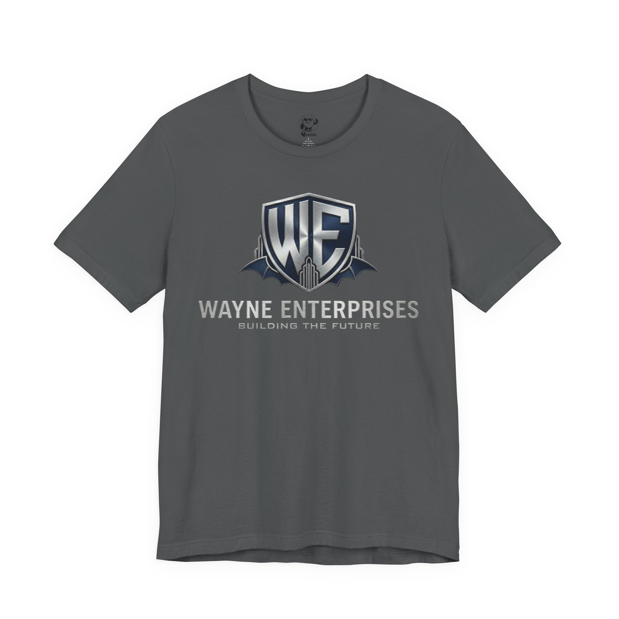 Wayne Enterprises Logo T-Shirt — 'Building the Future' Graphic Tee