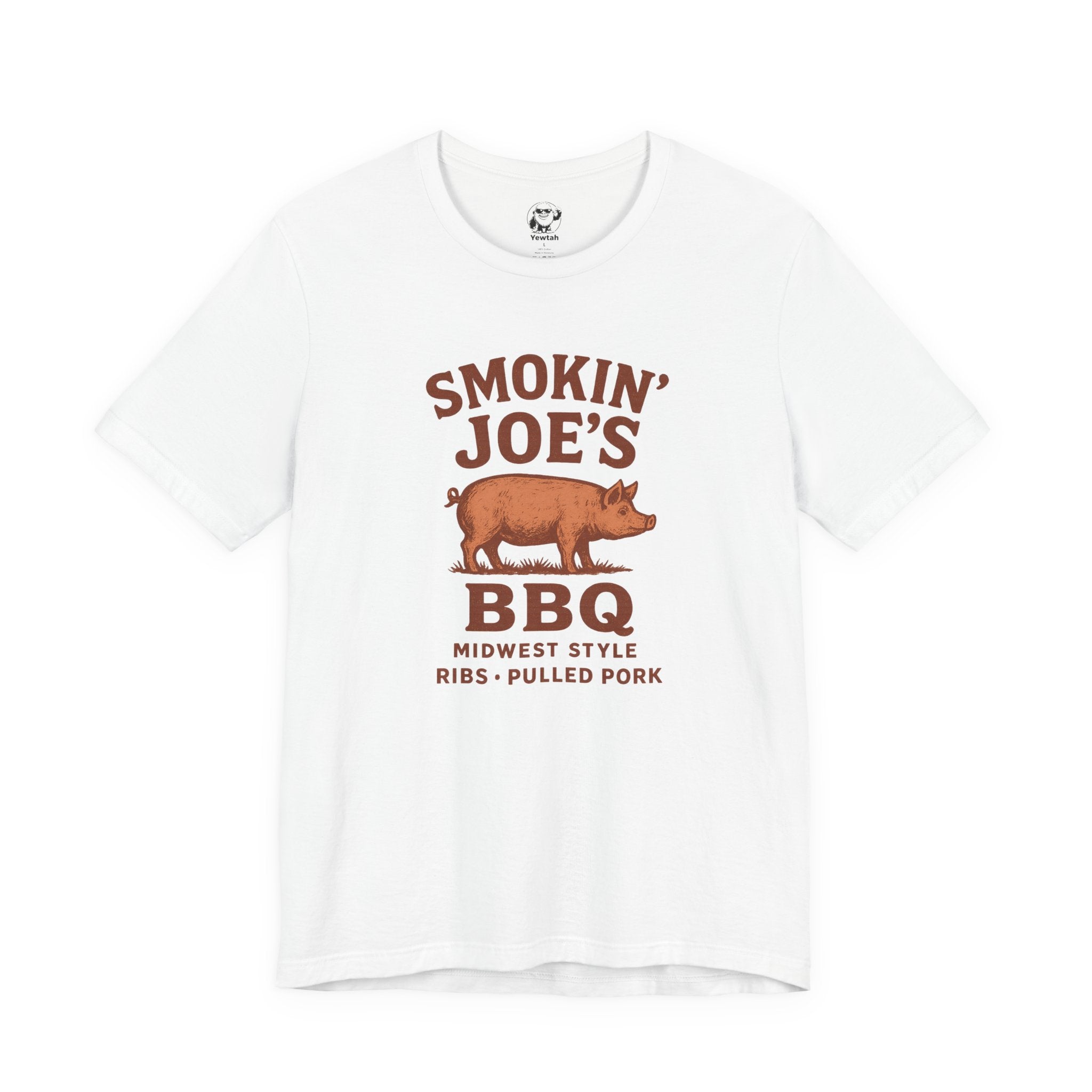 BBQ T-Shirt — "Smokin' Joe's" Vintage Pig BBQ Tee