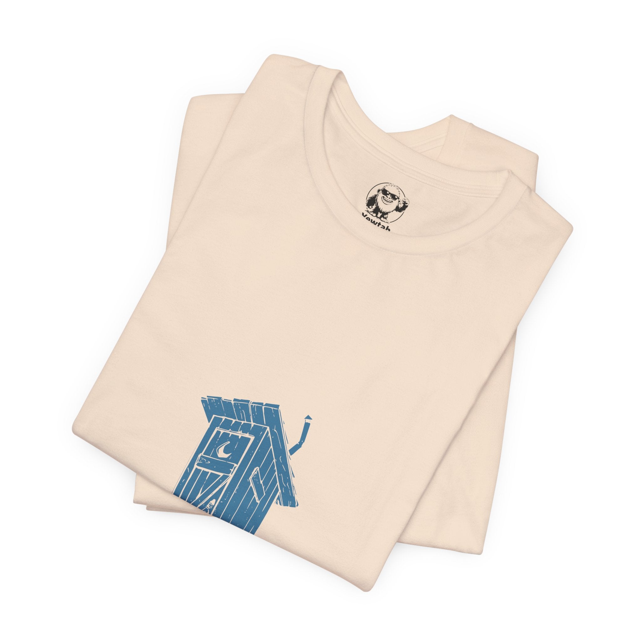 Outhouse Vintage Tee – 'Shitters Full' Rustic Country Graphic Shirt