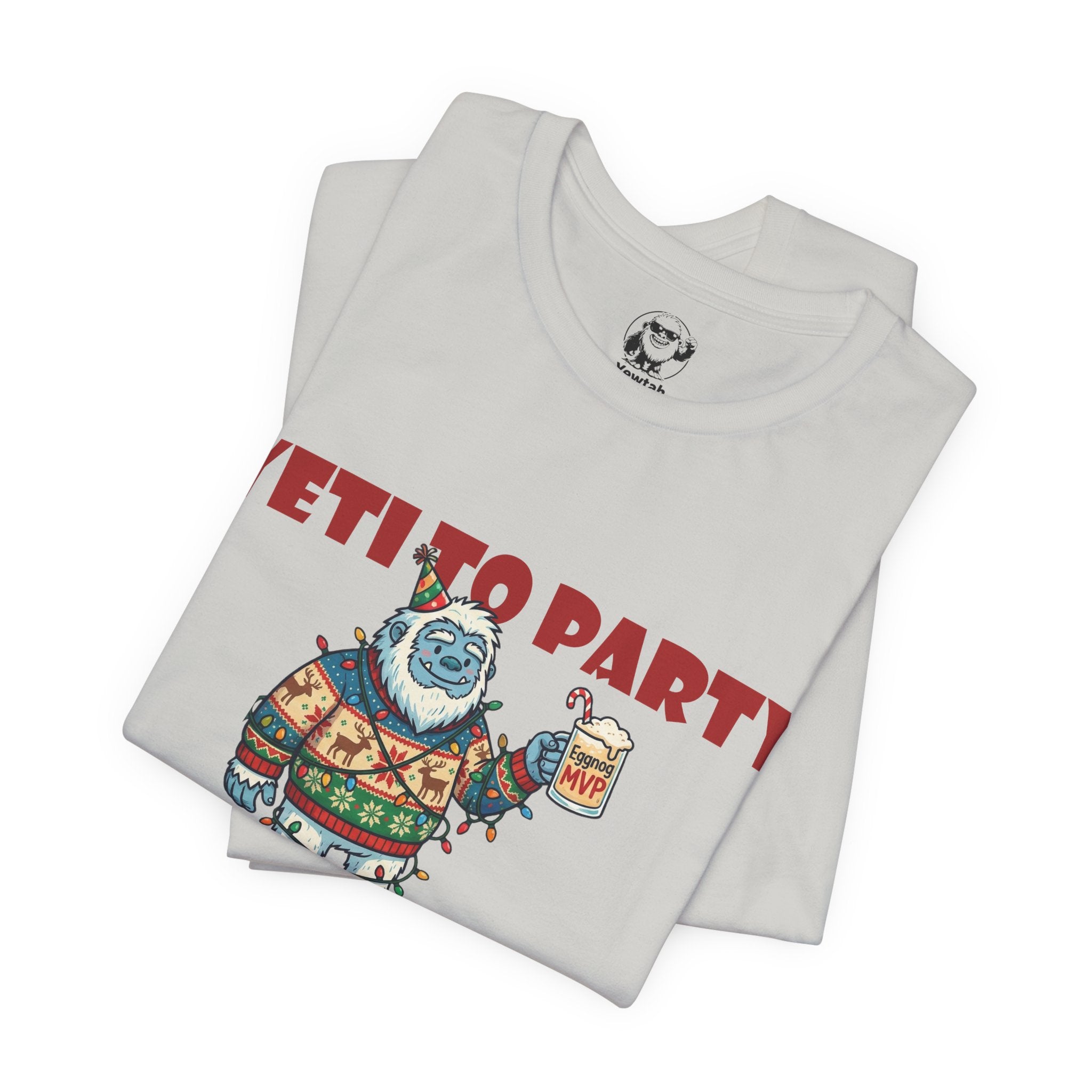 Yeti To Party T-Shirt — Funny Holiday Yeti Holding Beer Graphic Tee