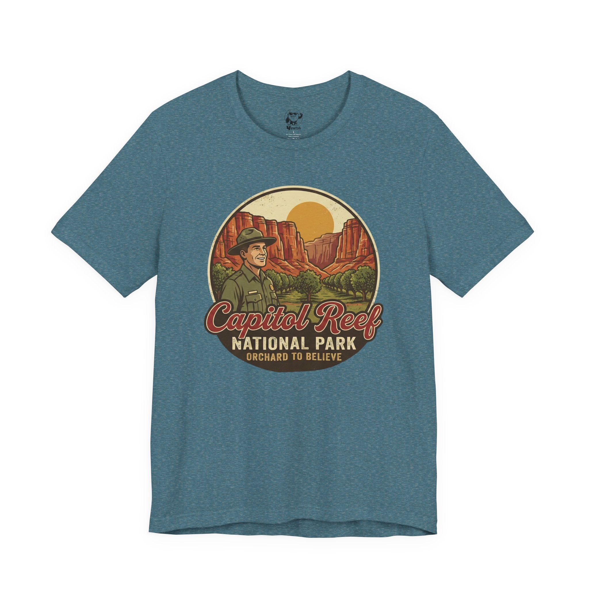 Capitol Rock National Park Tee — Vintage Outdoor Travel T‑Shirt