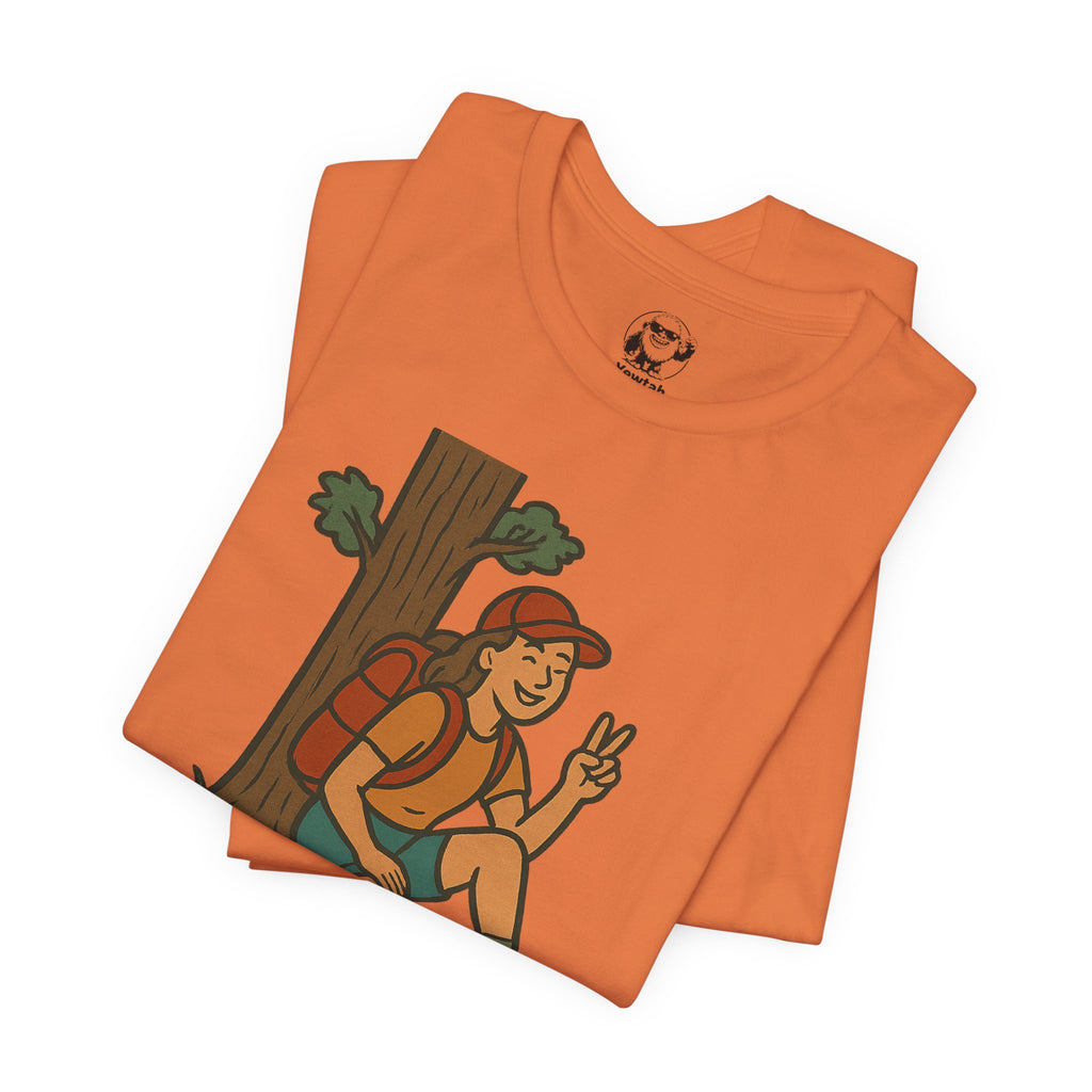 Hiking Tee — "I Just Rolled a Joint... It Was My Ankle" Funny Outdoor T-Shirt