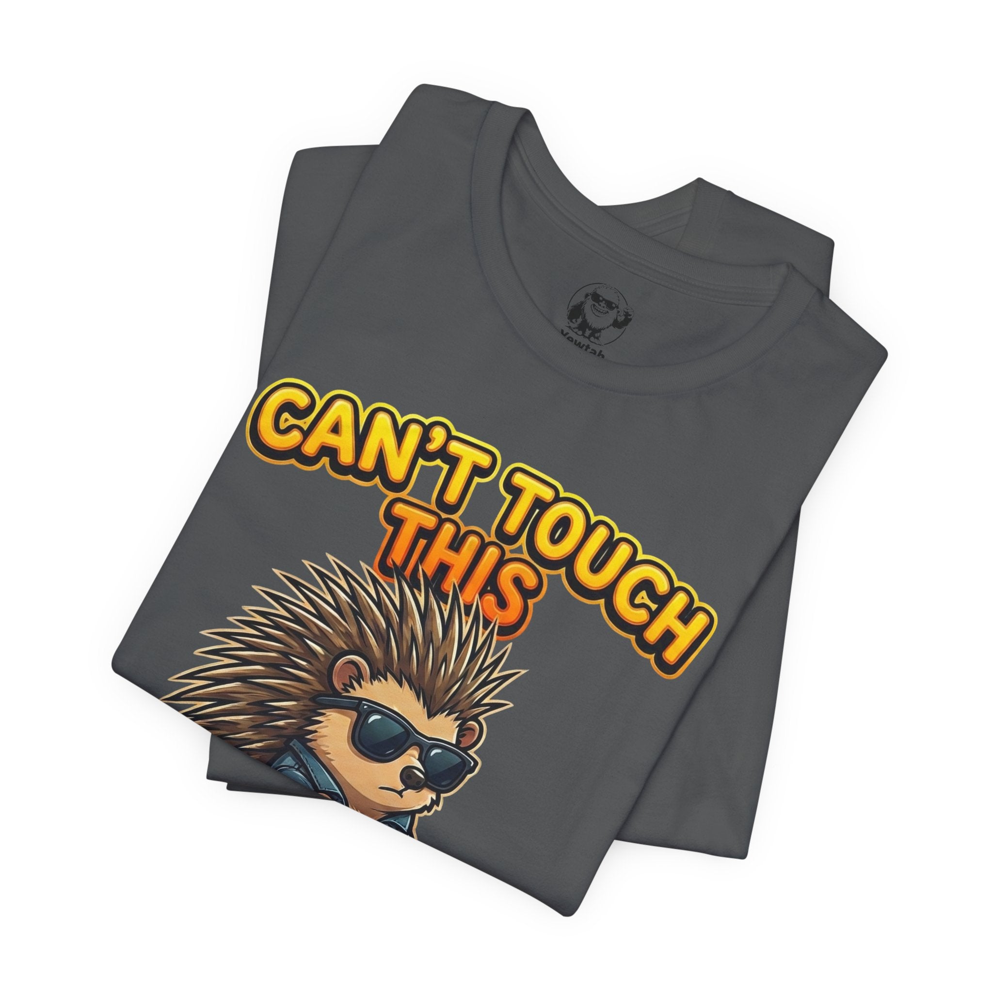 Can't Touch This Porcupine T-Shirt — Funny Sunglasses Hedgehog Tee