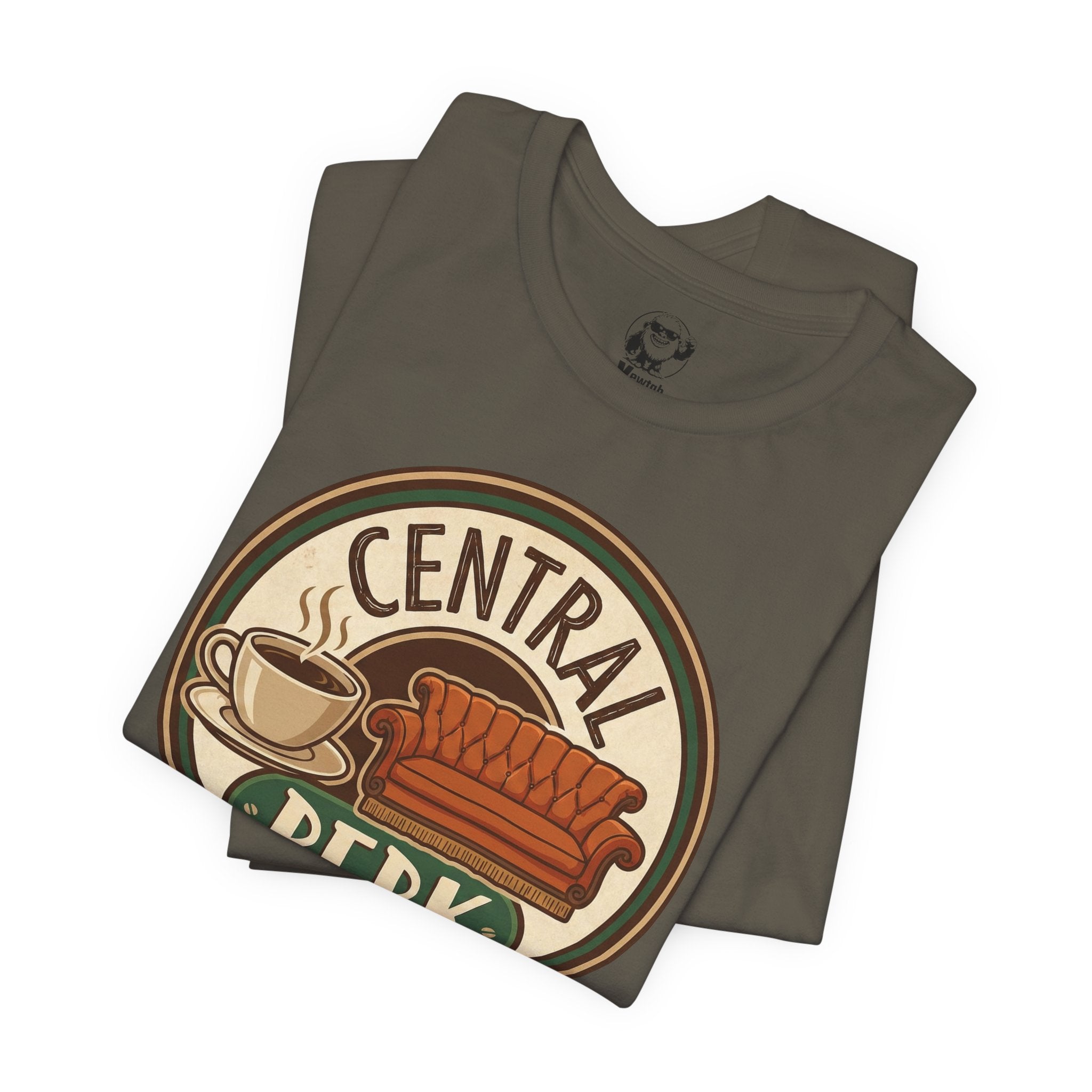 Central Perk Logo T-Shirt — Vintage Coffee Shop Retro Tee