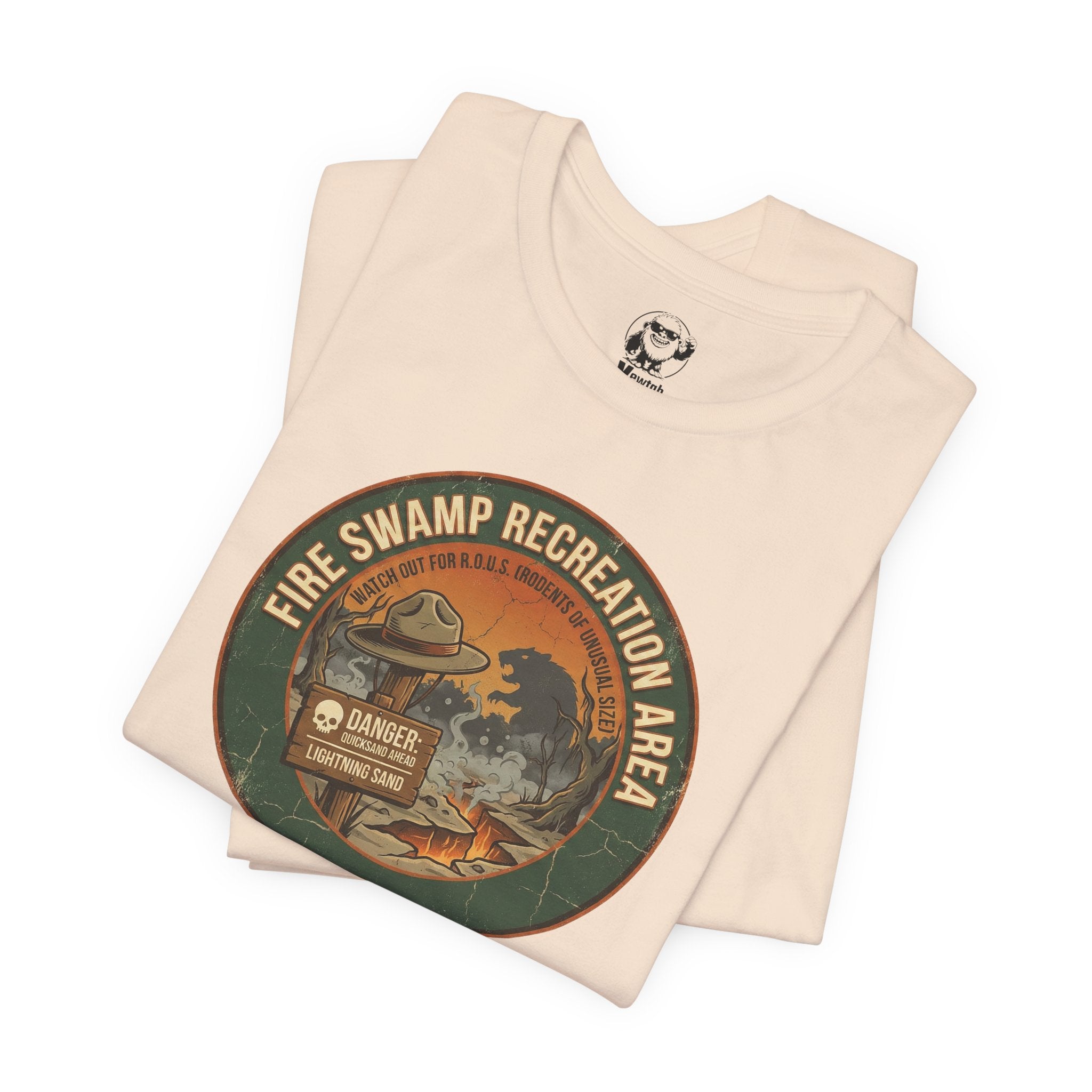 Fire Swamp Recreation Area Graphic Tee — Vintage Princess Bride Movie Tee